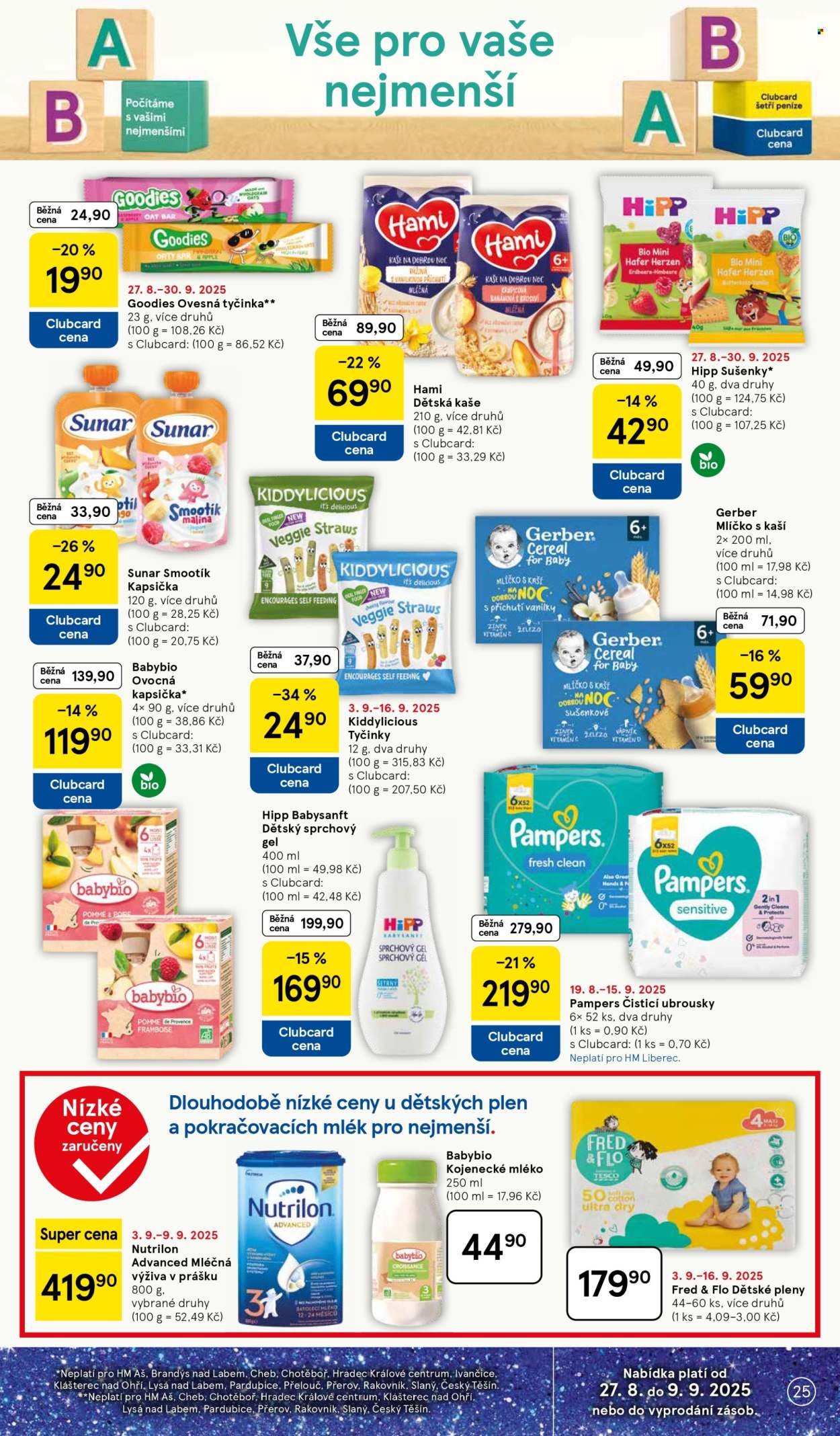 TESCO leták - 15 let s Clubcard (2025-09-03 - 2025-09-09)