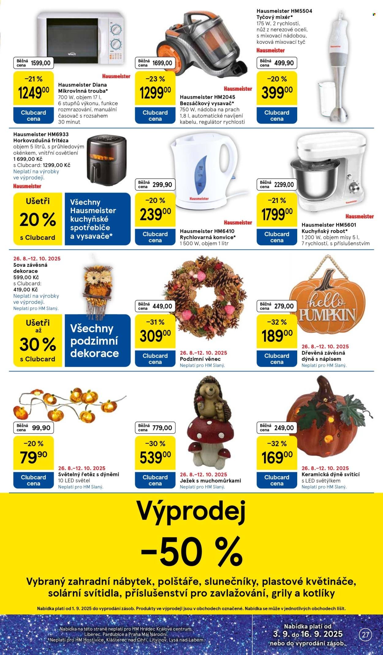 TESCO leták - 15 let s Clubcard (2025-09-03 - 2025-09-09)