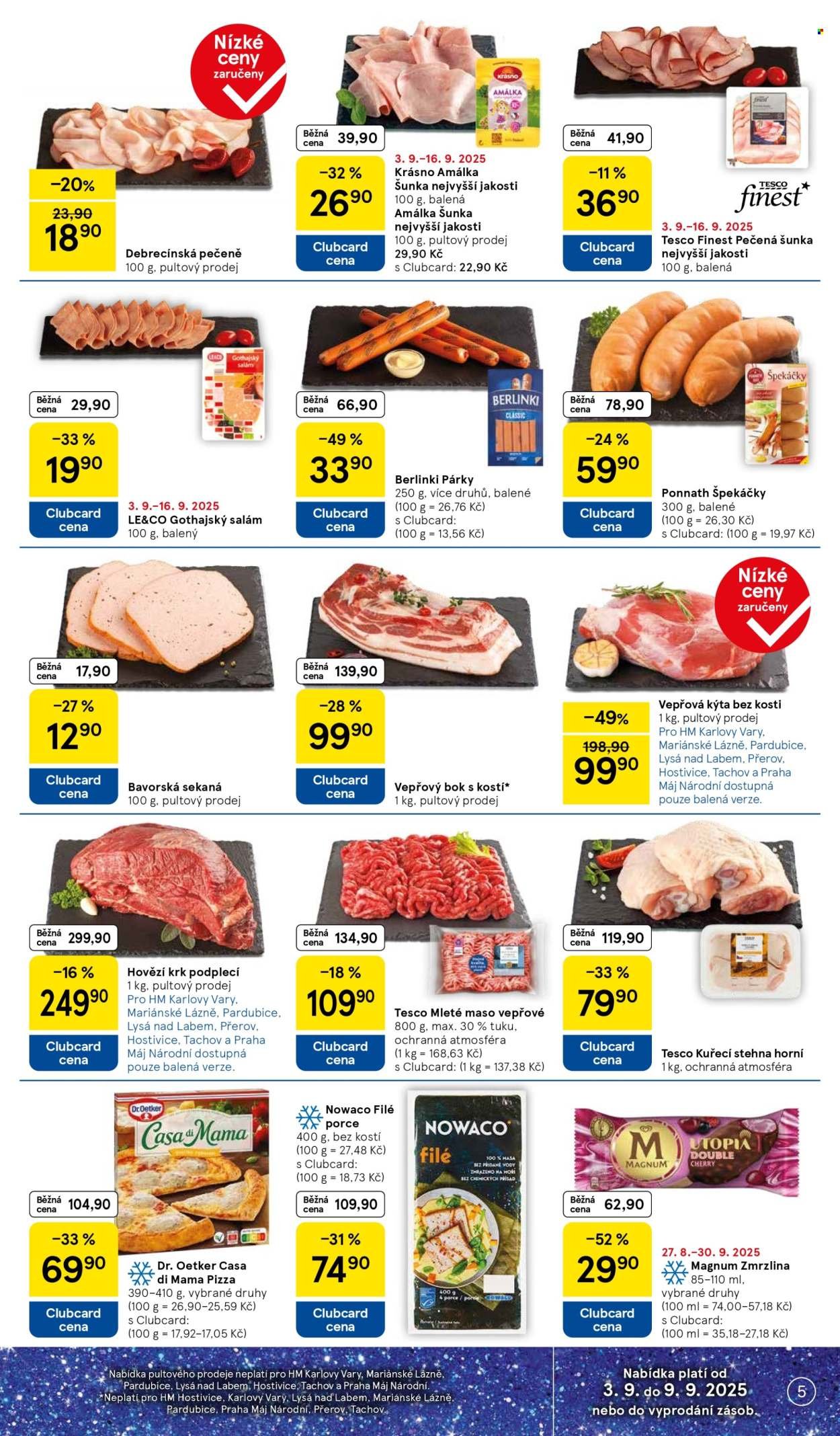 TESCO leták - 15 let s Clubcard (2025-09-03 - 2025-09-09)