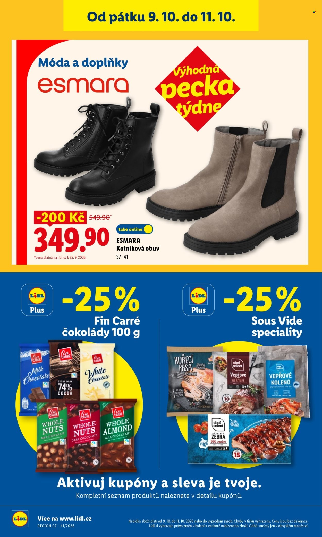 LIDL leták - Spotřební zboží
