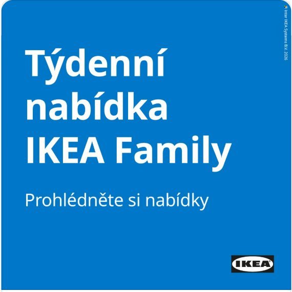 IKEA leták - Od pondělí 19.1.2026 (2026-01-19 - 2026-01-25)
