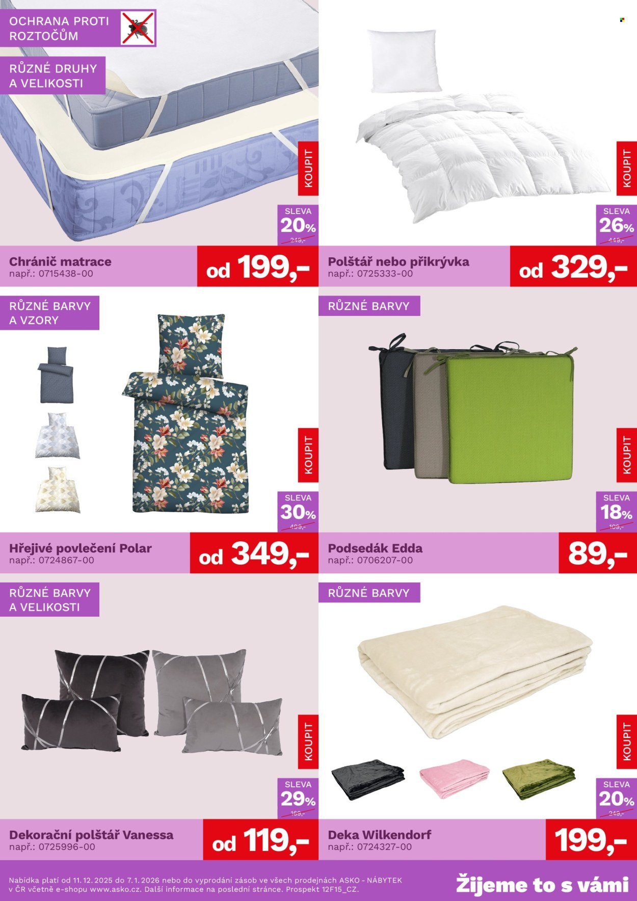 ASKO leták - Bytové doplňky za skvělé ceny (2025-12-11 - 2026-01-07)