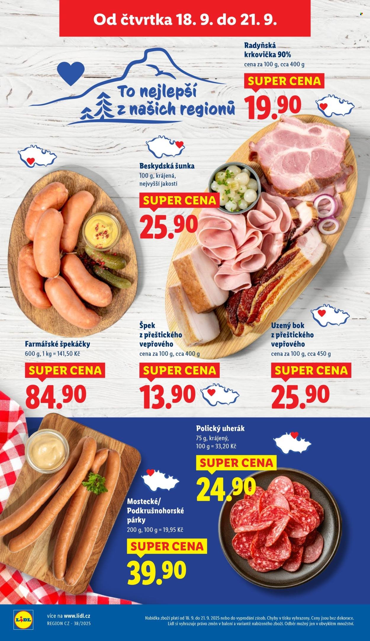 LIDL leták - Od čtvrtka 18.9.2025 (2025-09-18 - 2025-09-21)