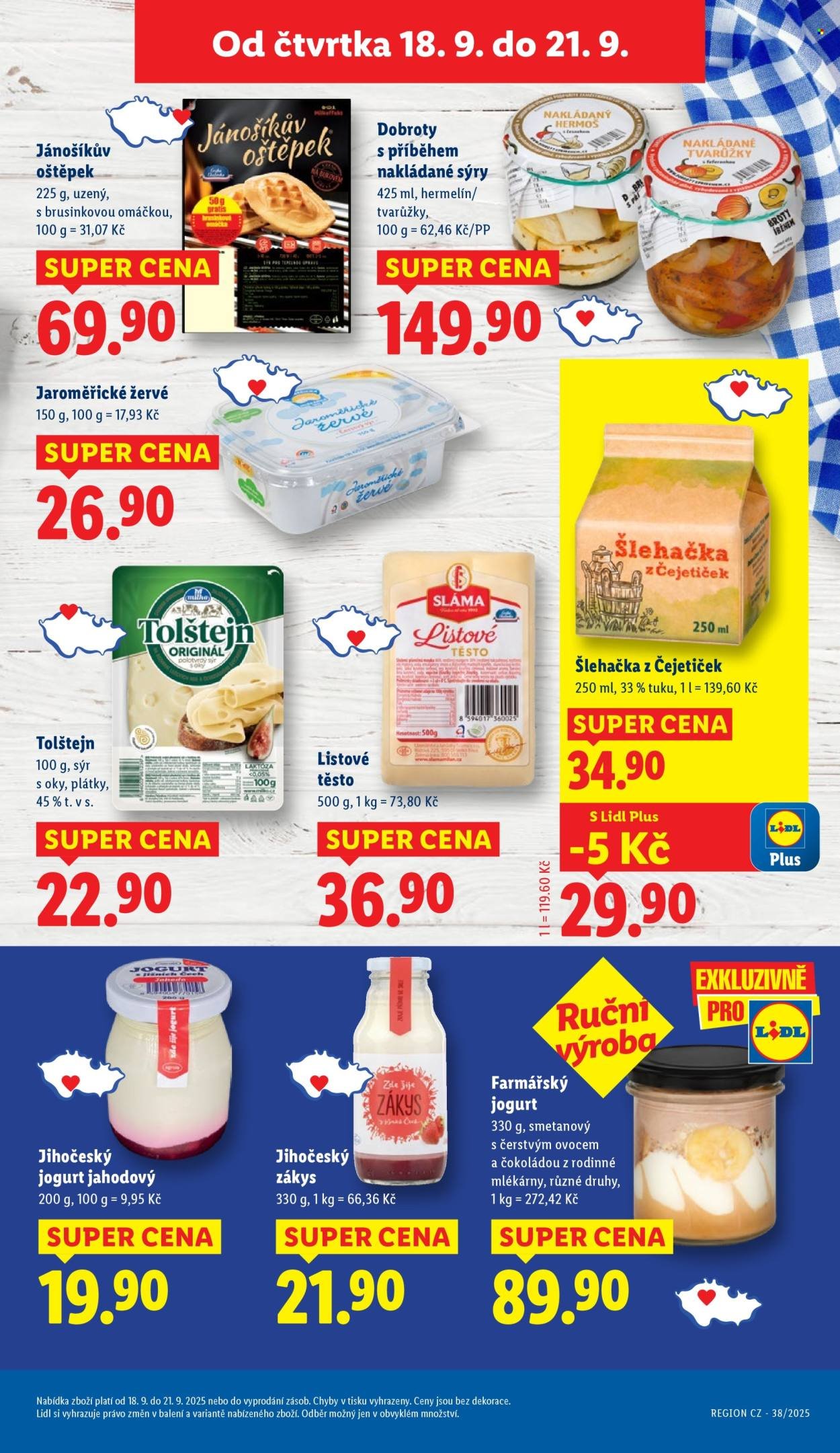 LIDL leták - Od čtvrtka 18.9.2025 (2025-09-18 - 2025-09-21)