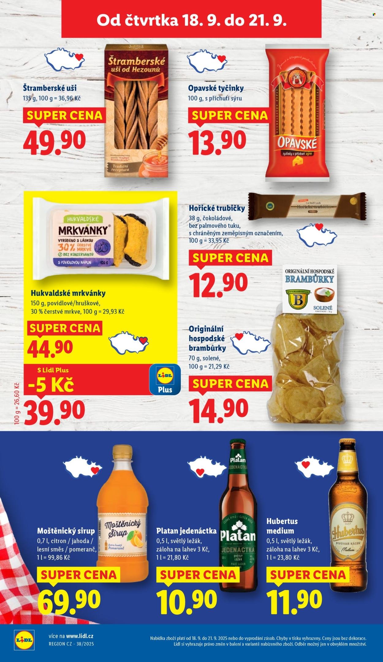 LIDL leták - Od čtvrtka 18.9.2025 (2025-09-18 - 2025-09-21)