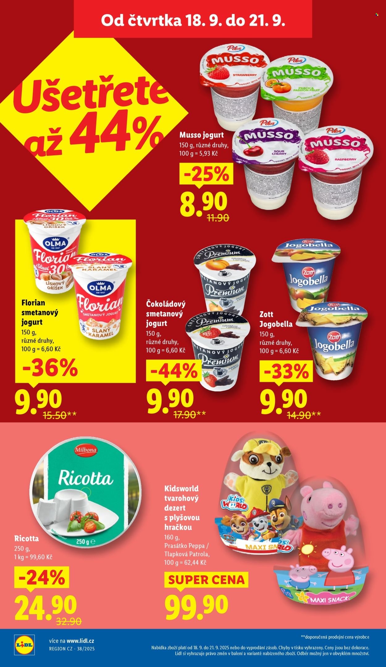 LIDL leták - Od čtvrtka 18.9.2025 (2025-09-18 - 2025-09-21)