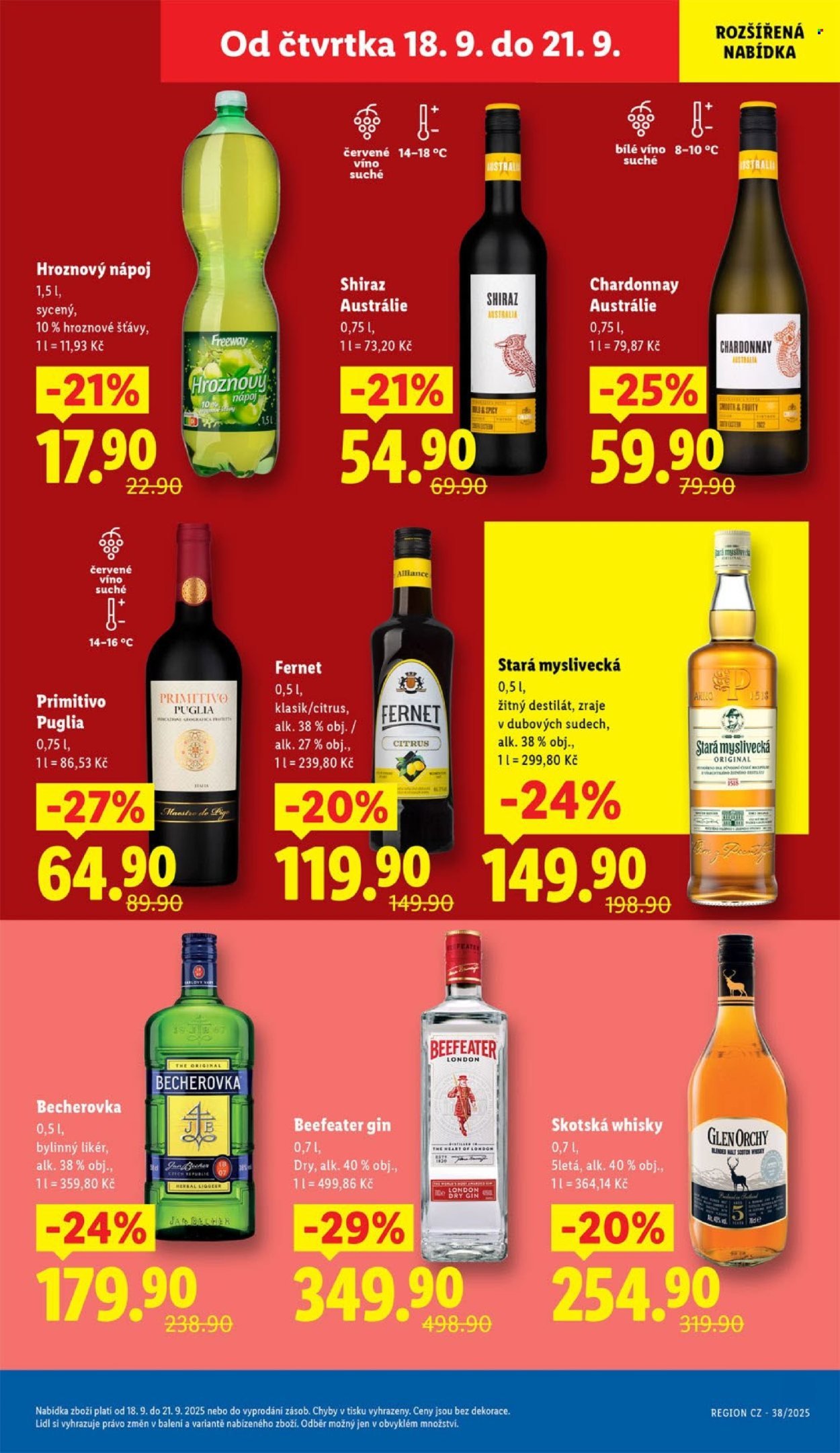 LIDL leták - Od čtvrtka 18.9.2025 (2025-09-18 - 2025-09-21)