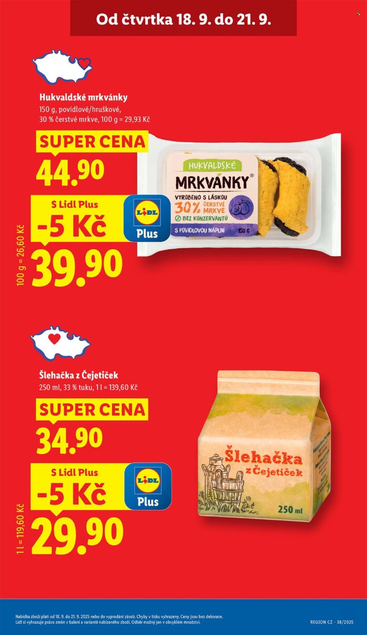 LIDL leták - Od čtvrtka 18.9.2025 (2025-09-18 - 2025-09-21)