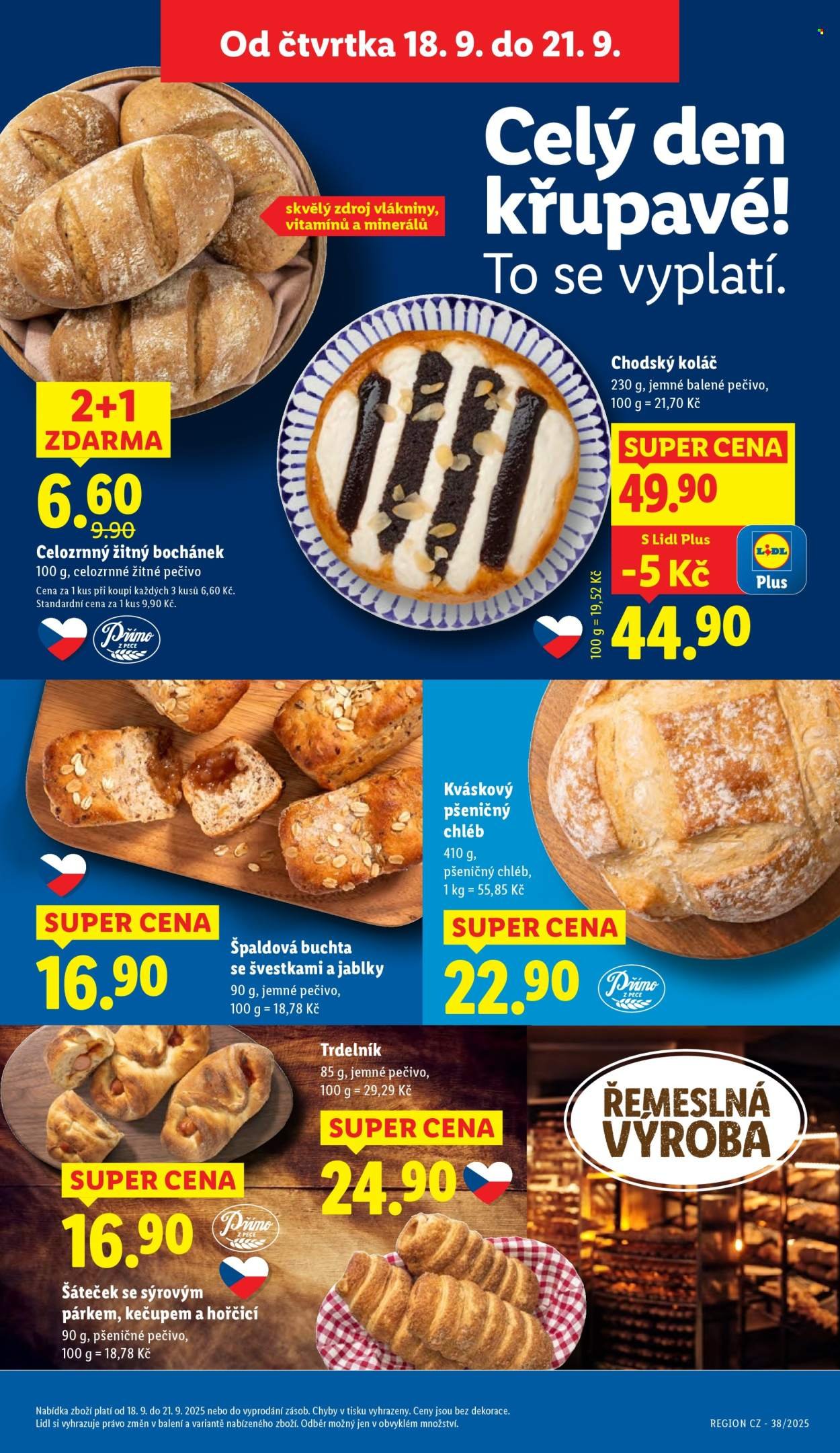 LIDL leták - Od čtvrtka 18.9.2025 (2025-09-18 - 2025-09-21)