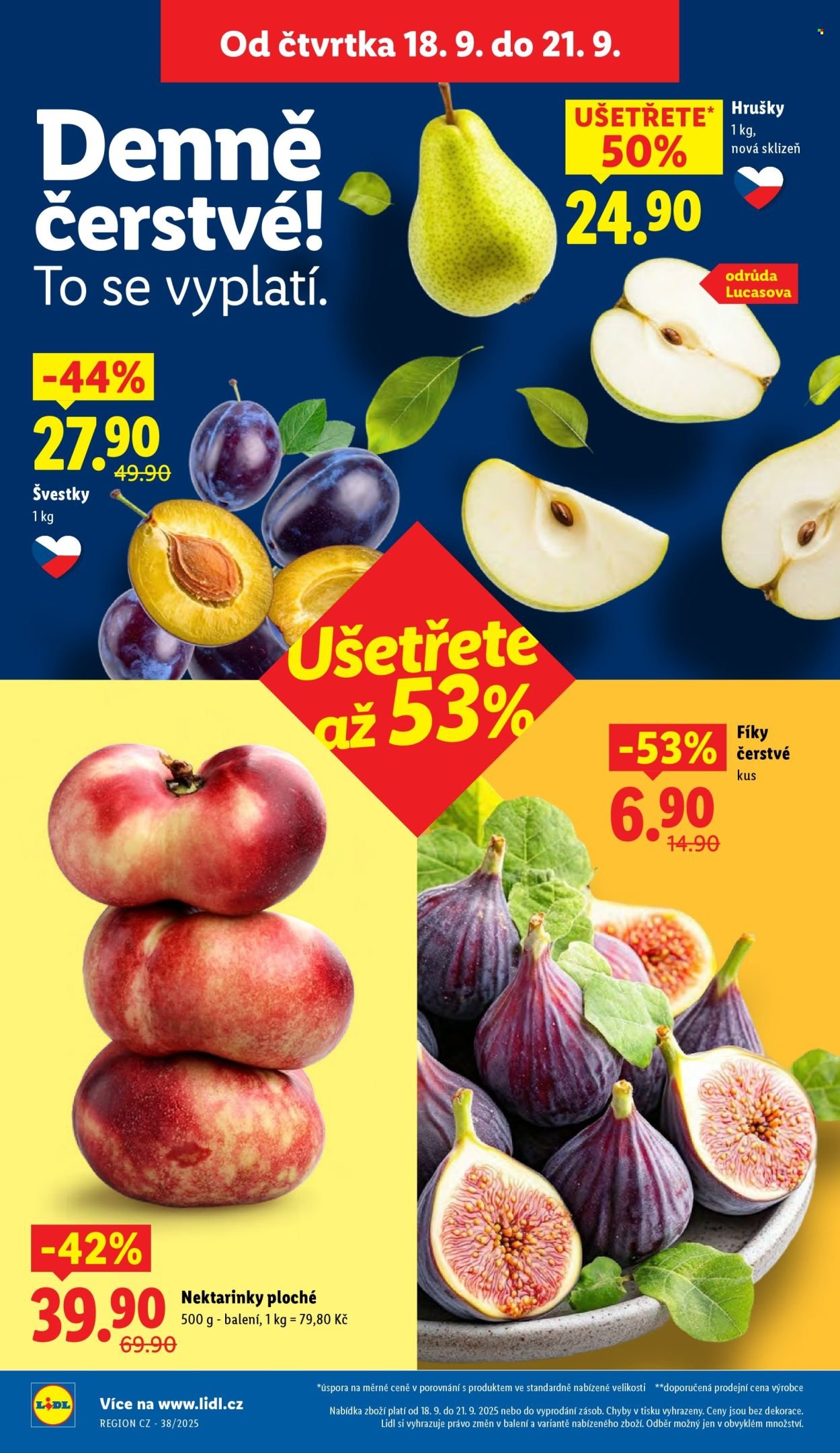 LIDL leták - Od čtvrtka 18.9.2025 (2025-09-18 - 2025-09-21)