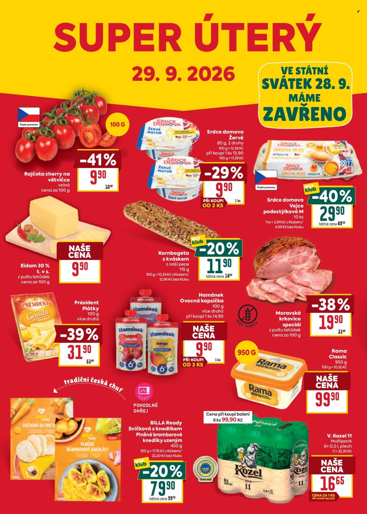 BILLA leták - Velký leták