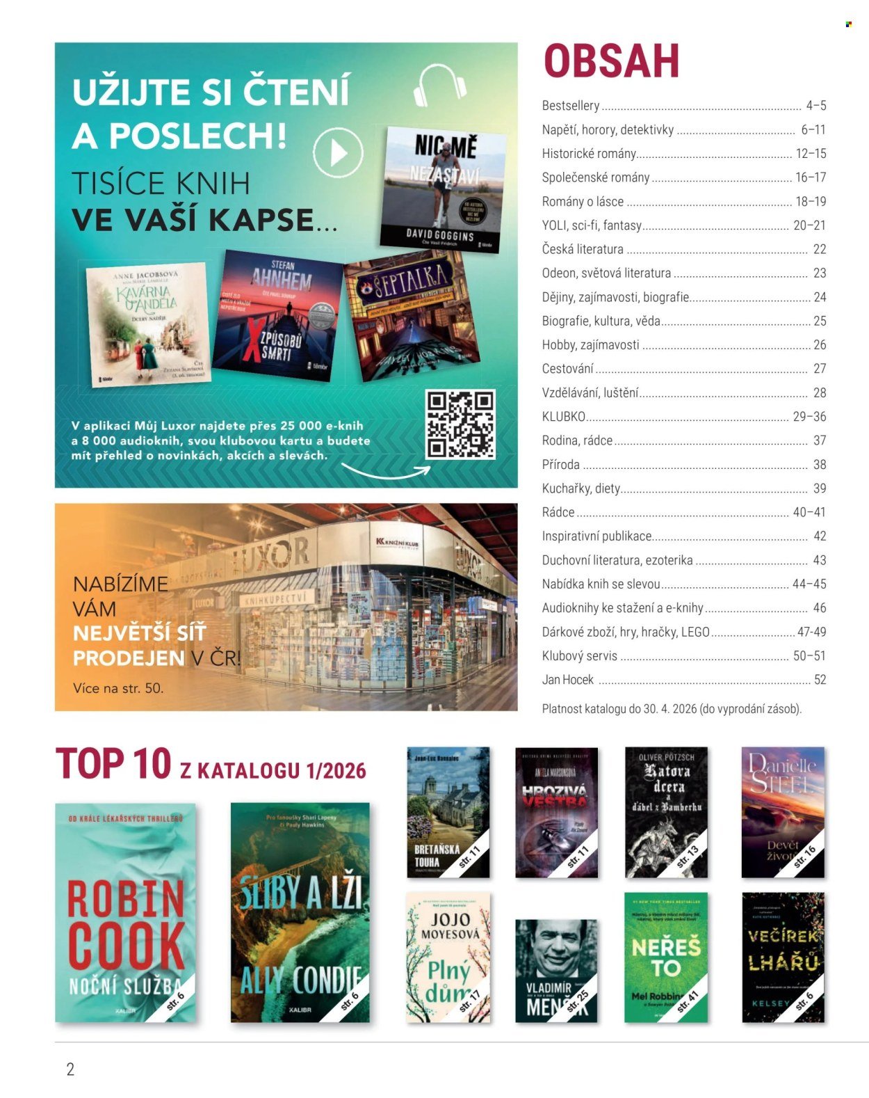 KNIŽNÍ KLUB leták - Od neděle 1.3.2026 (2026-03-01 - 2026-04-30)