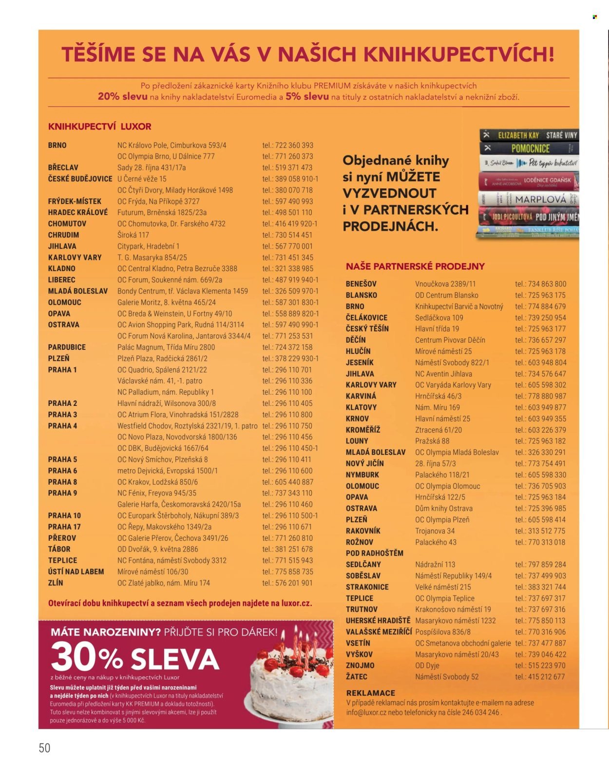 KNIŽNÍ KLUB leták - Od neděle 1.3.2026 (2026-03-01 - 2026-04-30)