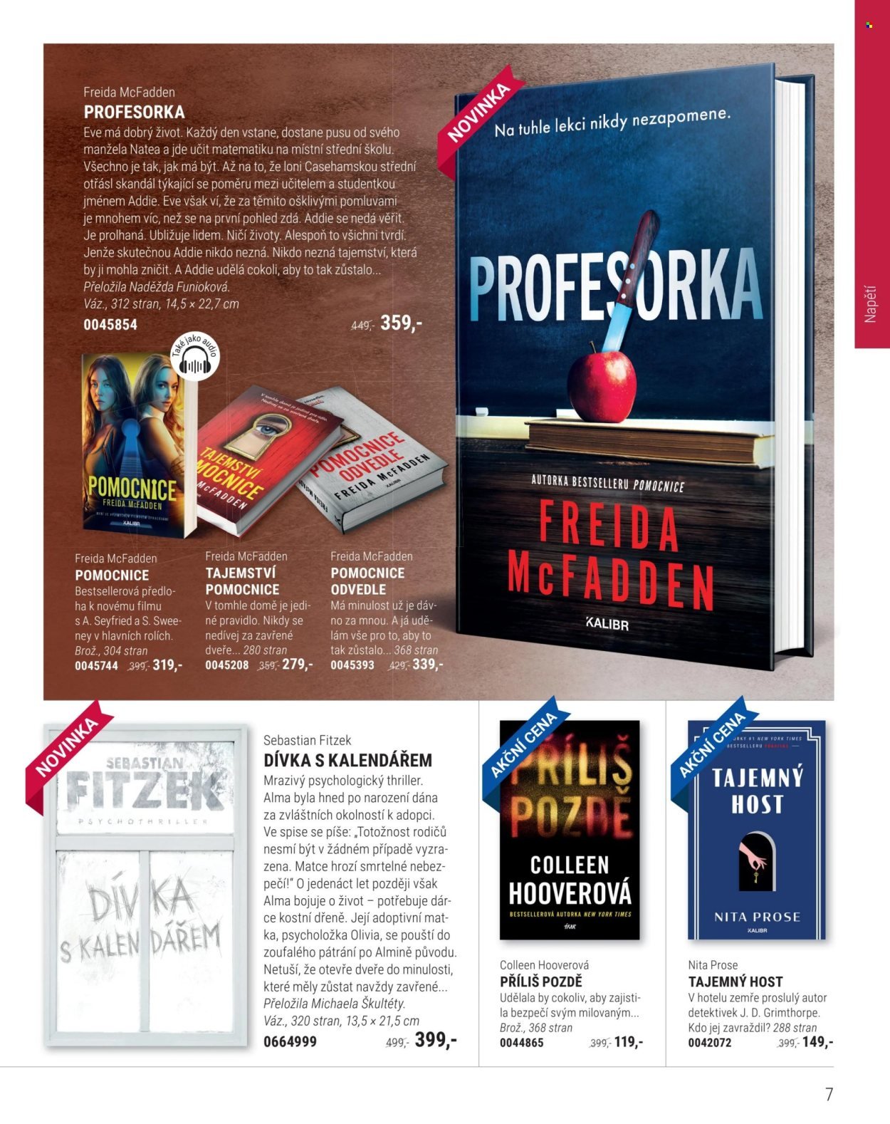 KNIŽNÍ KLUB leták - Od neděle 1.3.2026 (2026-03-01 - 2026-04-30)