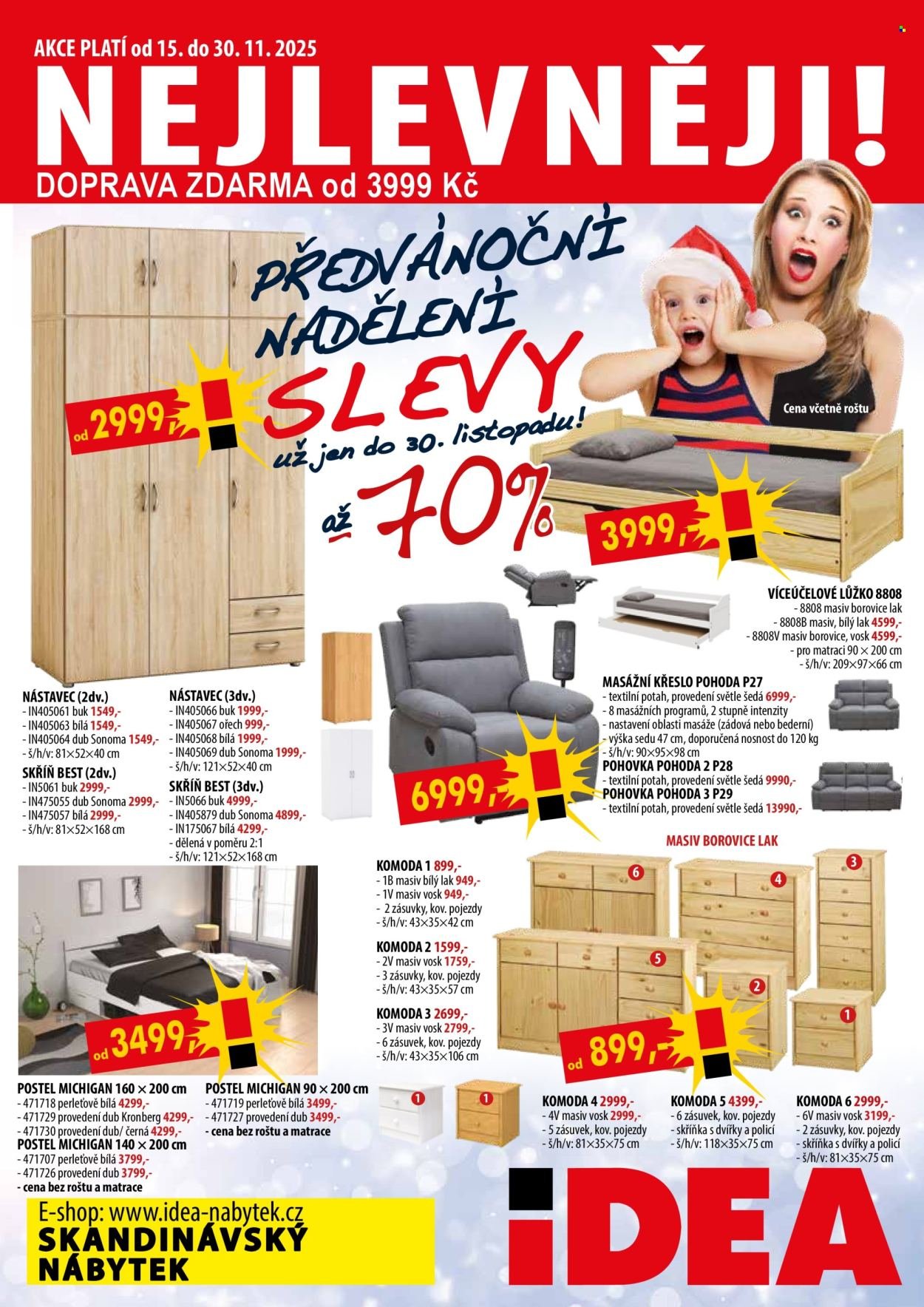 IDEA NÁBYTEK leták - Od soboty 15.11.2025 (2025-11-15 - 2025-11-30)