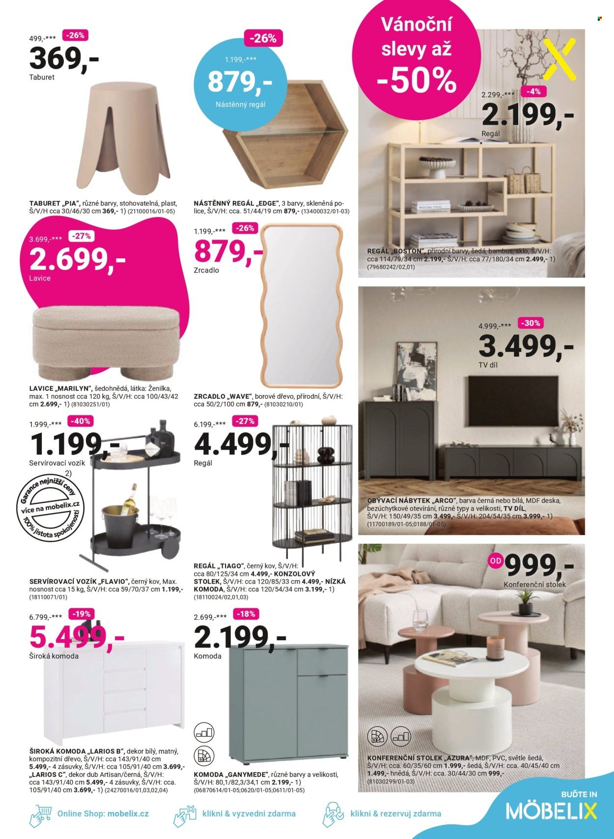 MÖBELIX leták - Vánoční slevy -30% na 1 produkt (2025-12-08 - 2025-12-28)