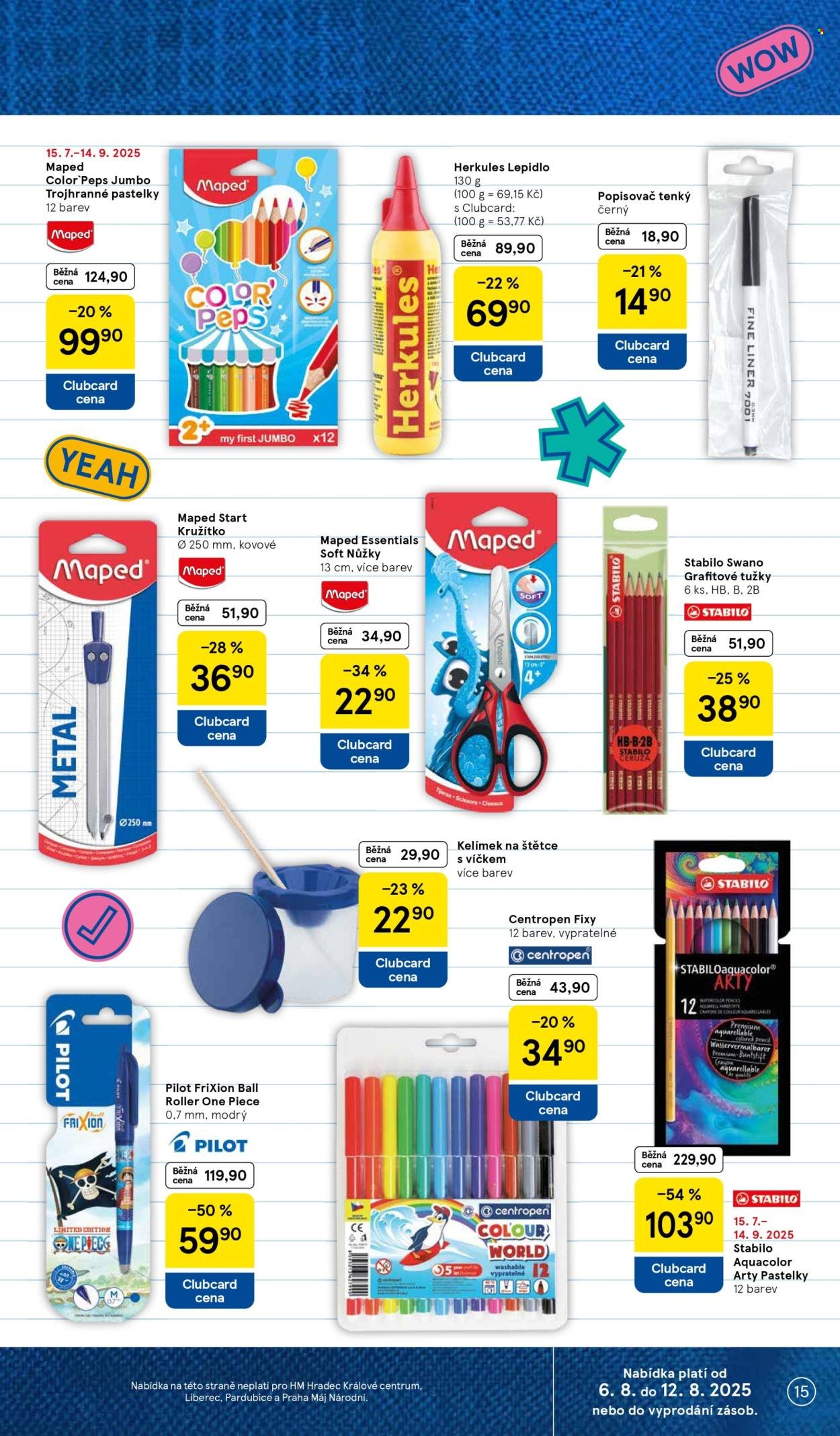 TESCO leták - Clubcard šetří peníze. (2025-08-06 - 2025-08-12)