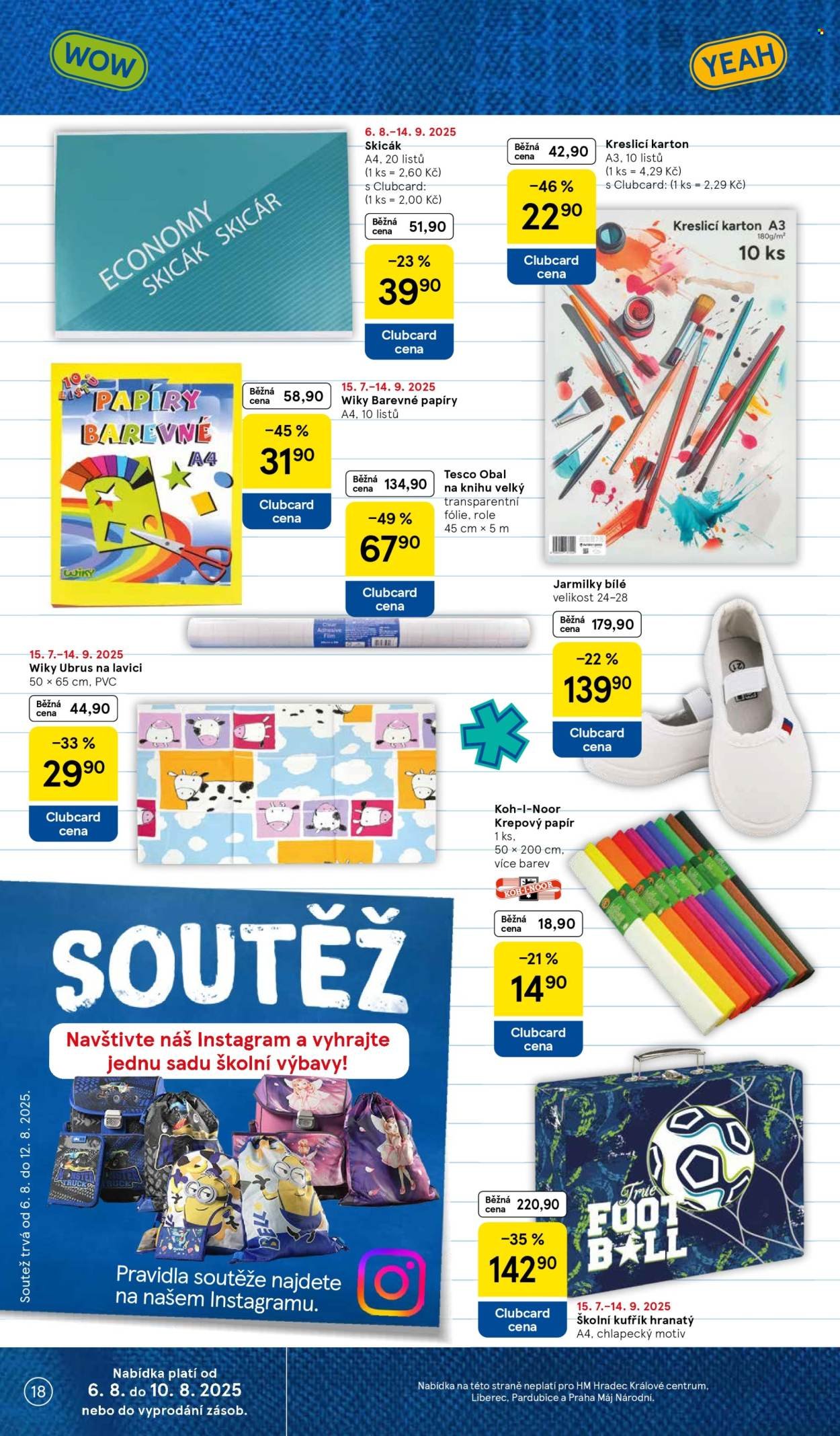 TESCO leták - Clubcard šetří peníze. (2025-08-06 - 2025-08-12)