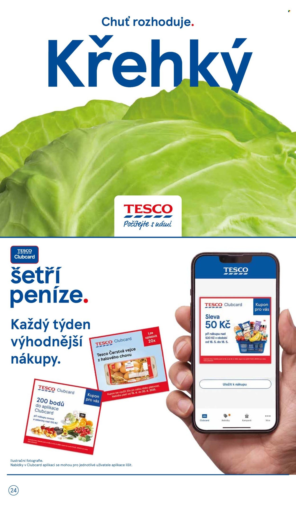 TESCO leták - Clubcard šetří peníze. (2025-08-06 - 2025-08-12)