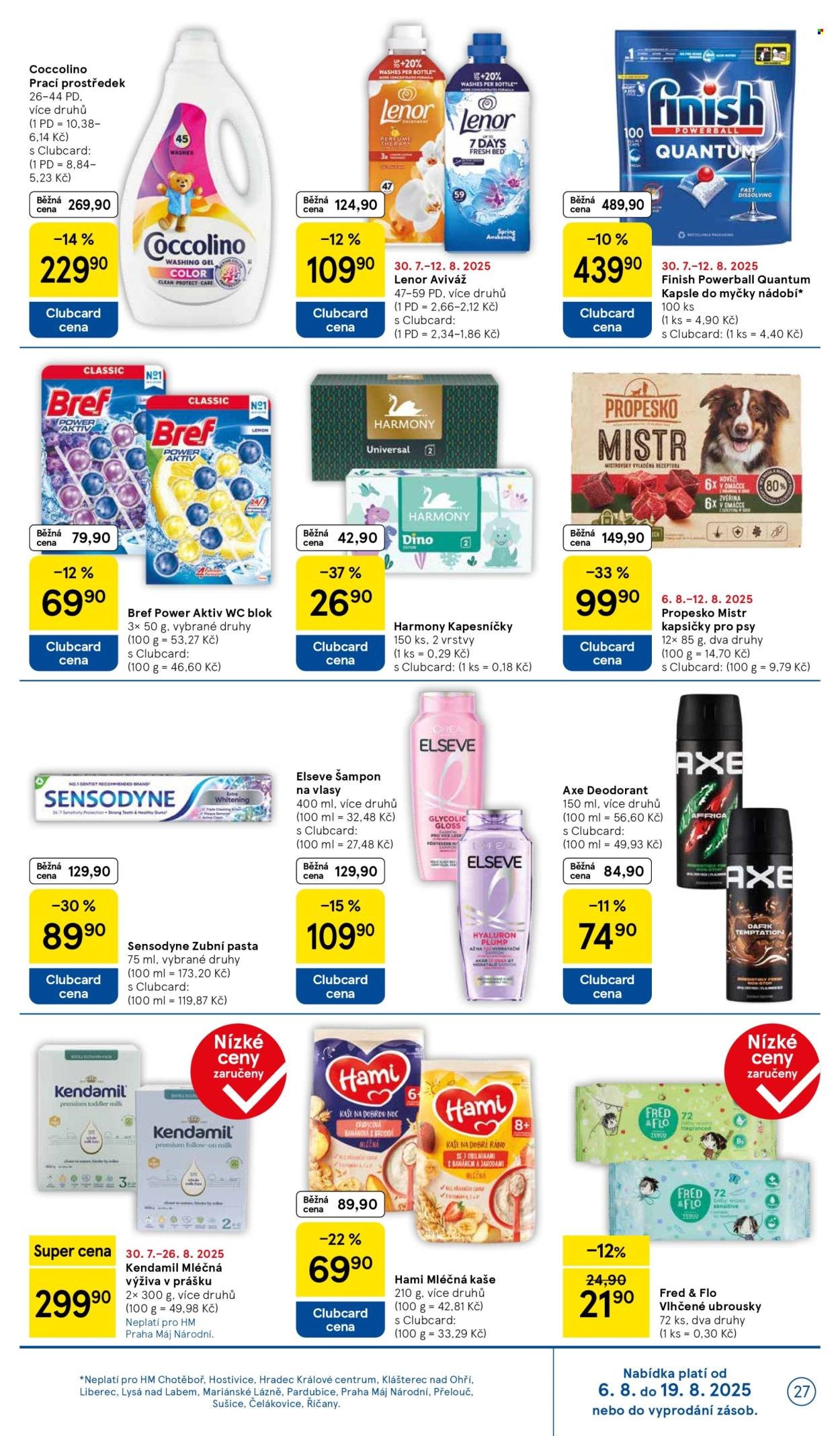 TESCO leták - Clubcard šetří peníze. (2025-08-06 - 2025-08-12)