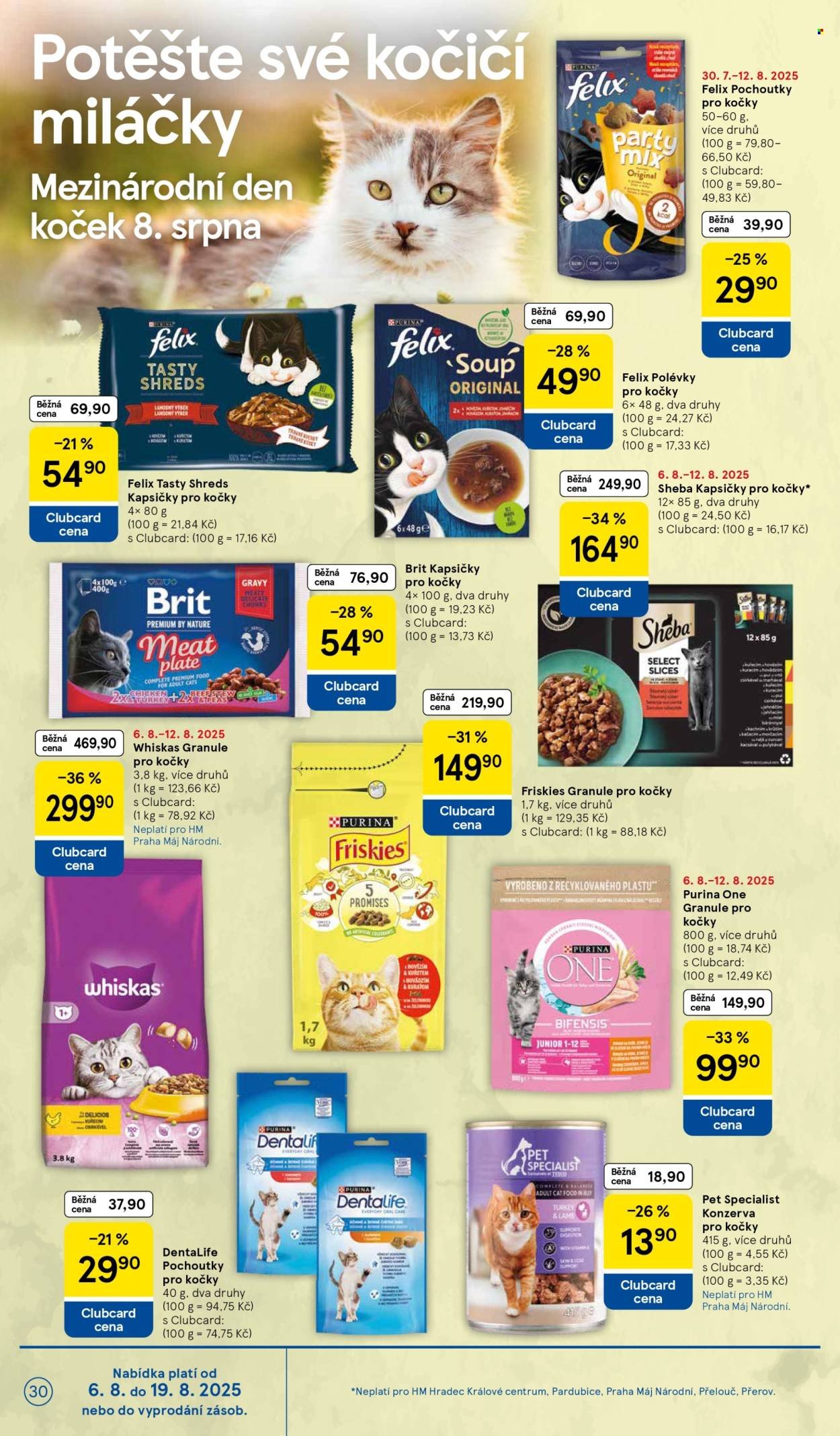 TESCO leták - Clubcard šetří peníze. (2025-08-06 - 2025-08-12)