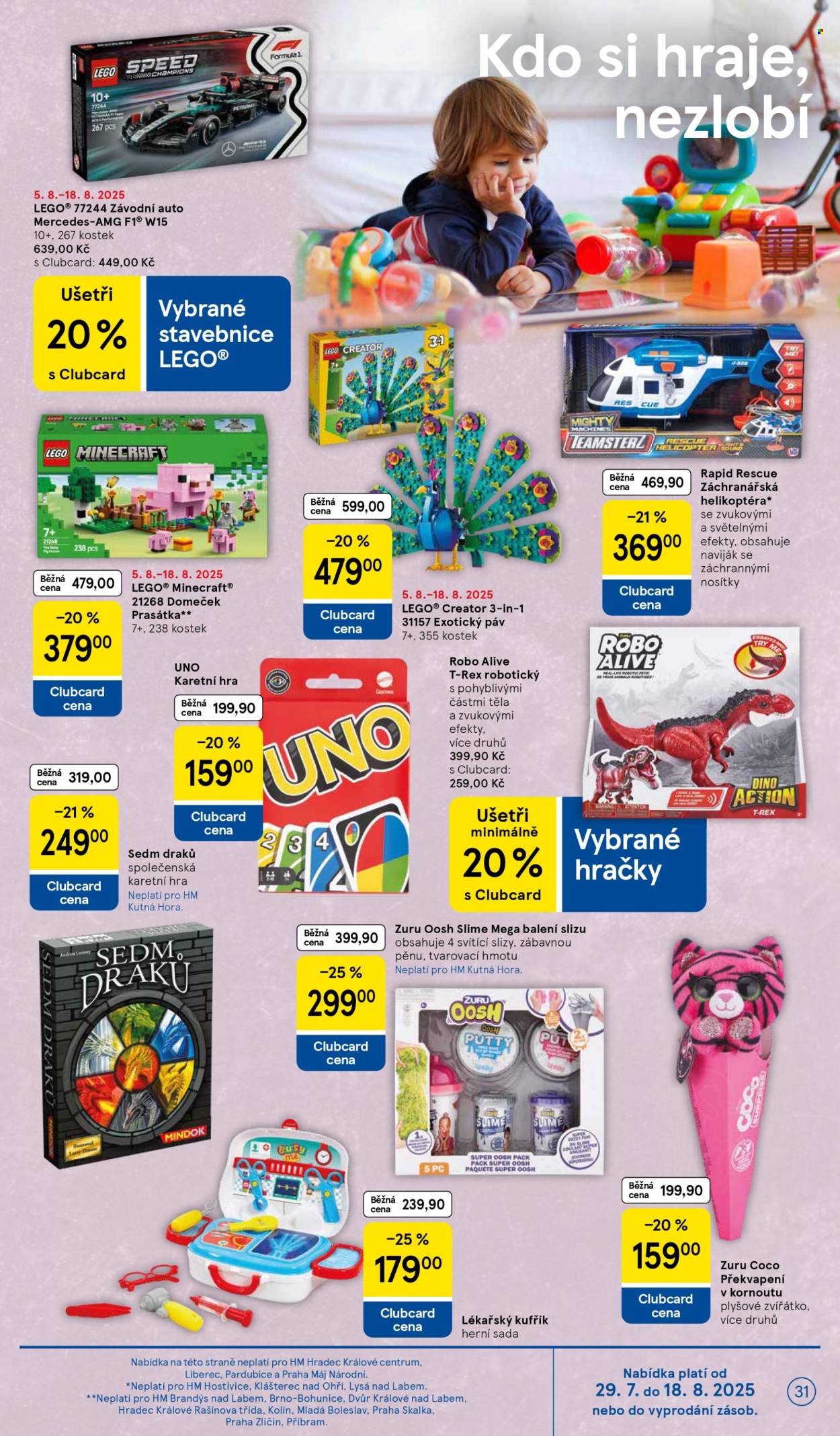 TESCO leták - Clubcard šetří peníze. (2025-08-06 - 2025-08-12)