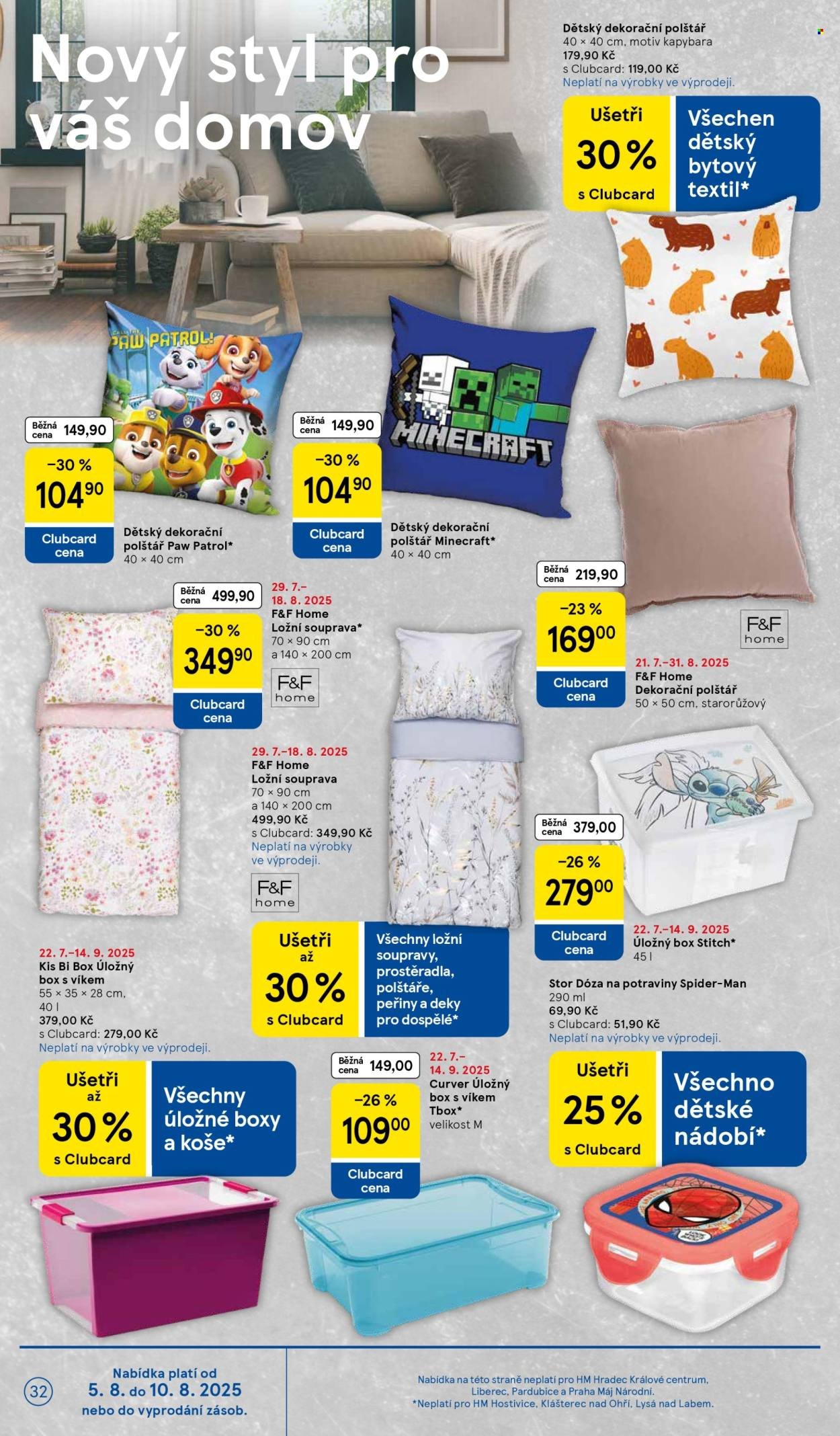 TESCO leták - Clubcard šetří peníze. (2025-08-06 - 2025-08-12)