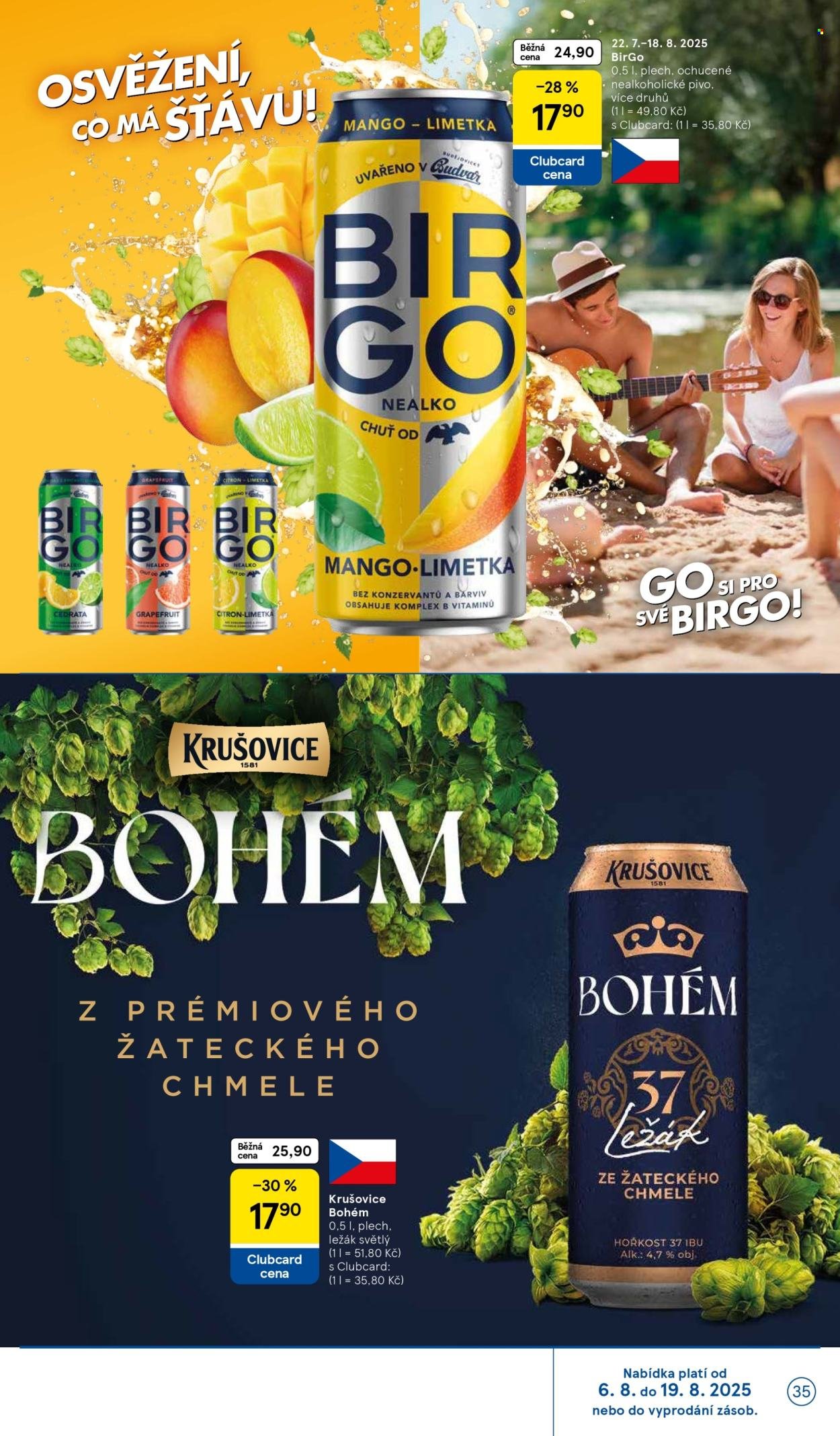 TESCO leták - Clubcard šetří peníze. (2025-08-06 - 2025-08-12)