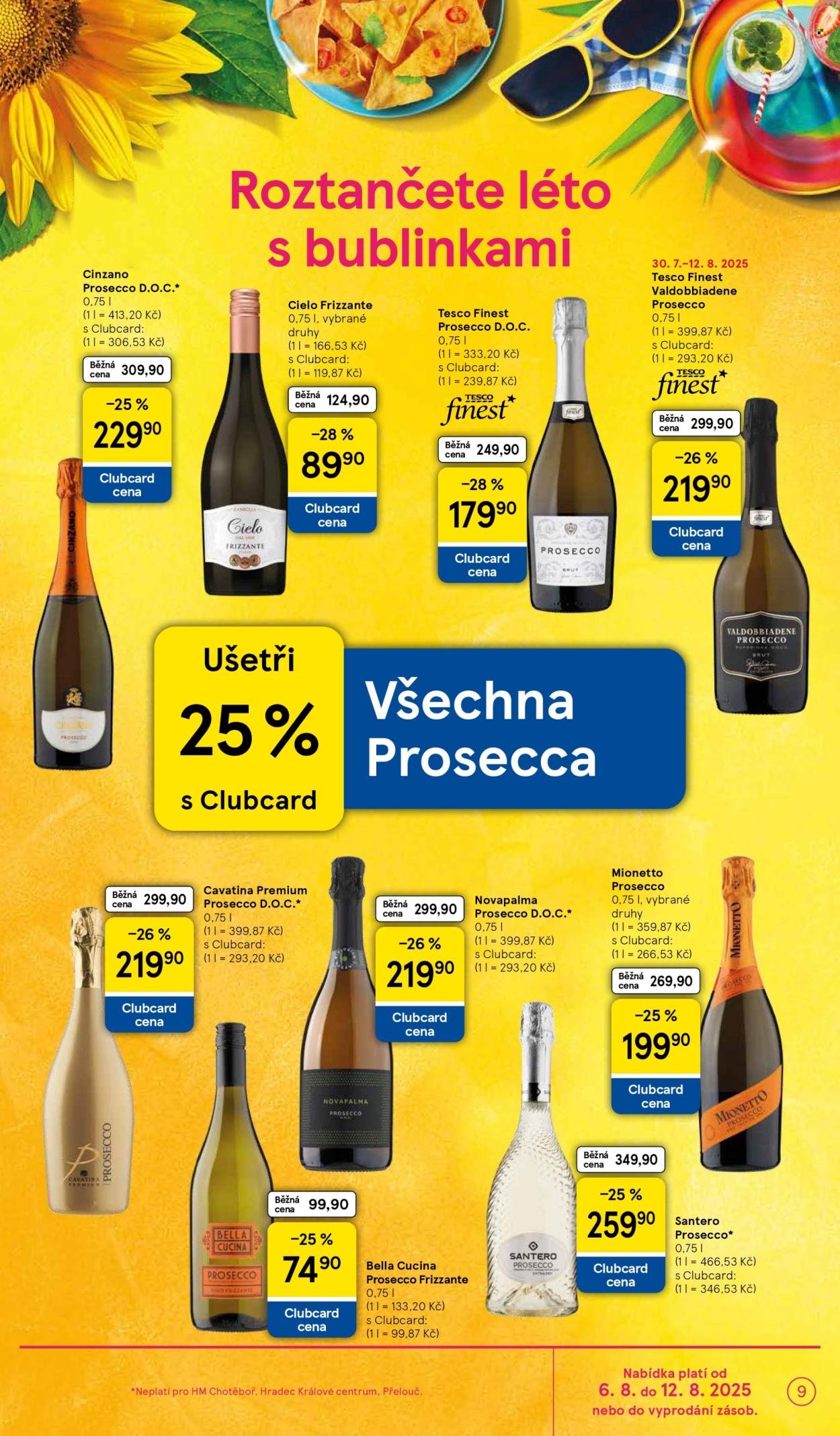 TESCO leták - Clubcard šetří peníze. (2025-08-06 - 2025-08-12)