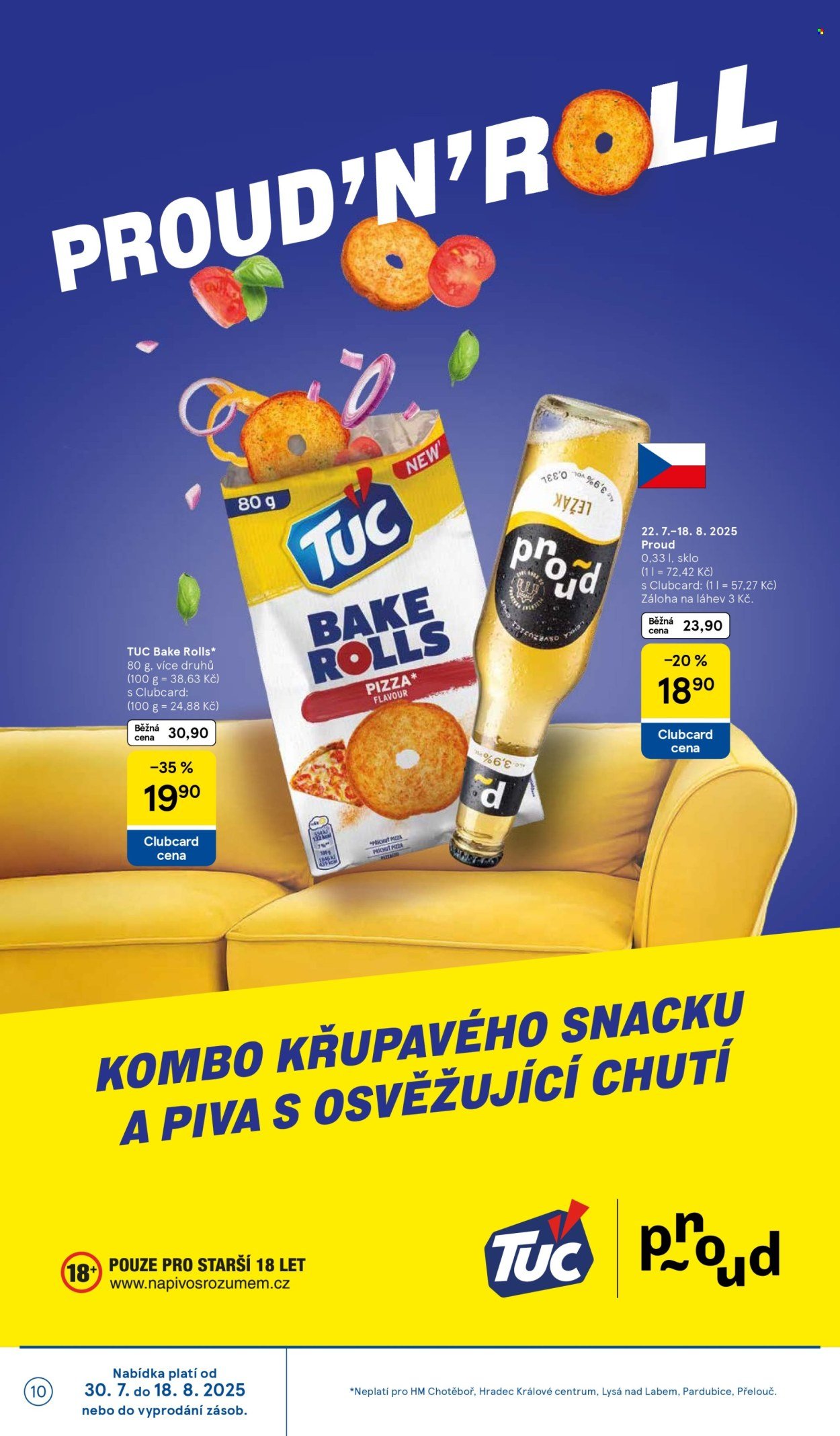 TESCO leták - Clubcard šetří peníze. (2025-08-06 - 2025-08-12)