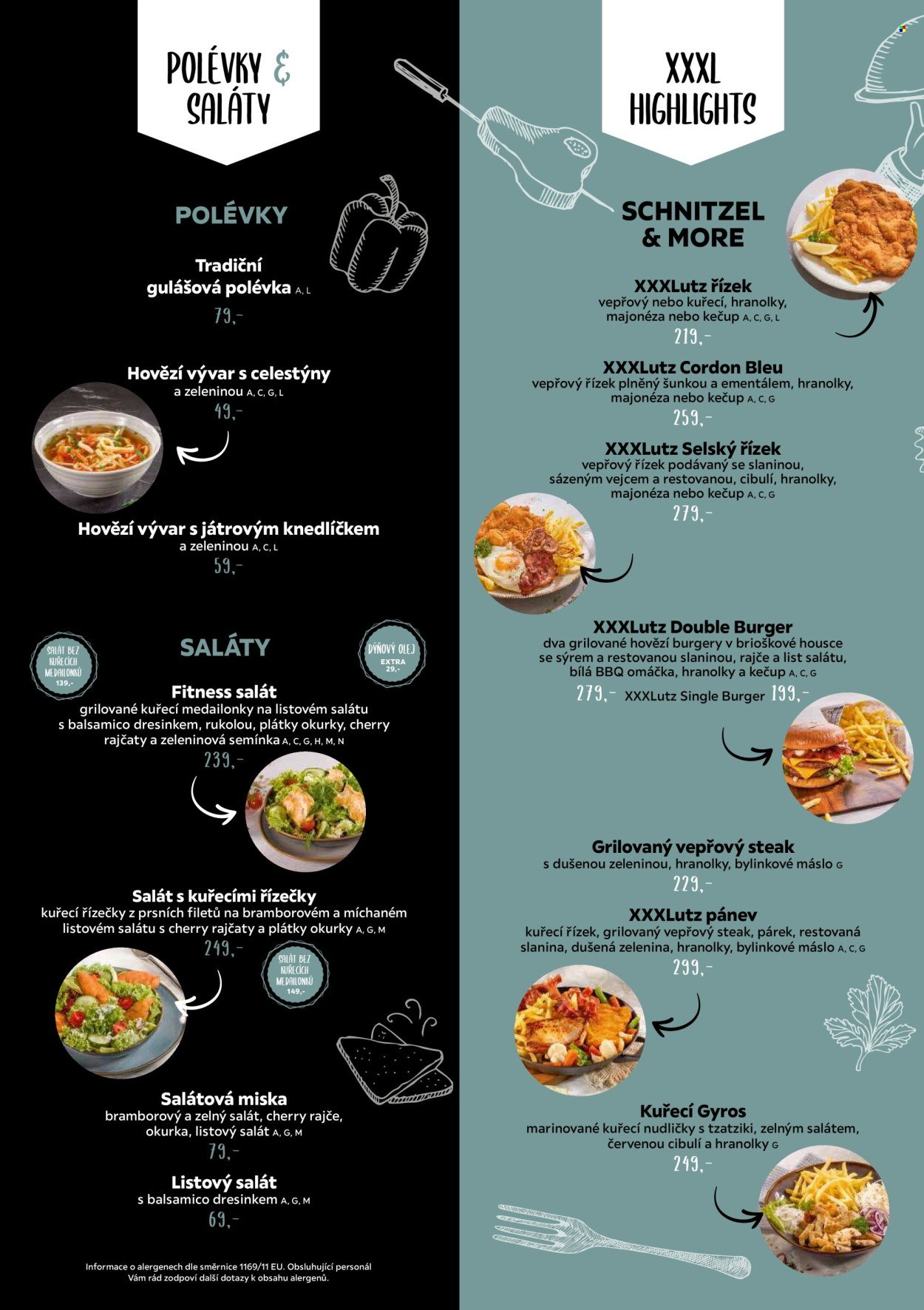 XXXLUTZ leták - Jídelní lístek (2026-01-17 - 2026-03-31)