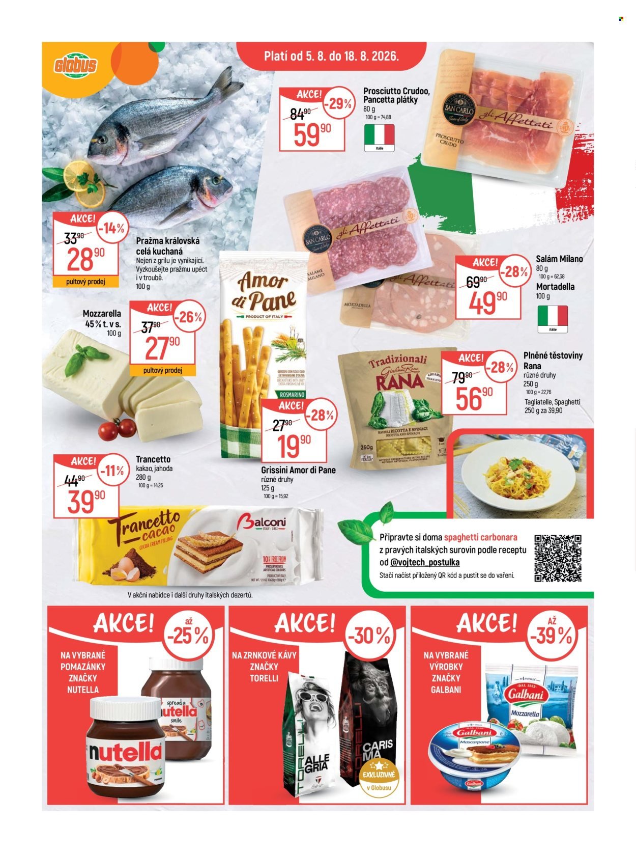 GLOBUS leták - Od středy 5.8.2026