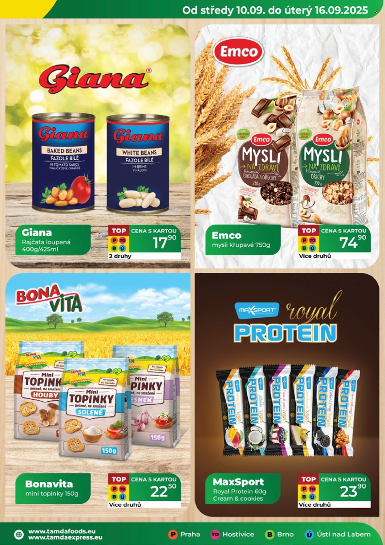 TAMDA FOODS leták - Od středy 10.9.2025 (2025-09-10 - 2025-09-16)