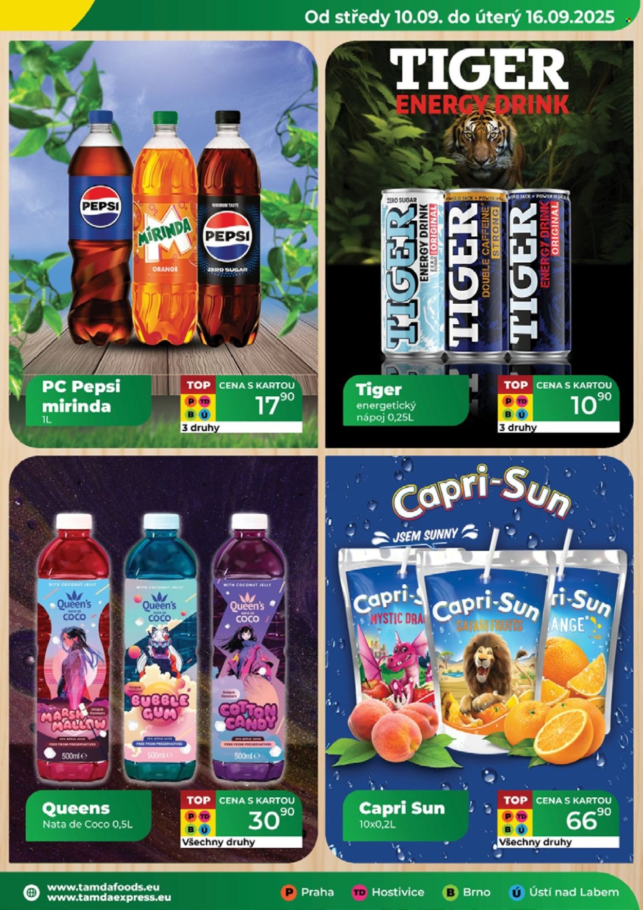 TAMDA FOODS leták - Od středy 10.9.2025 (2025-09-10 - 2025-09-16)