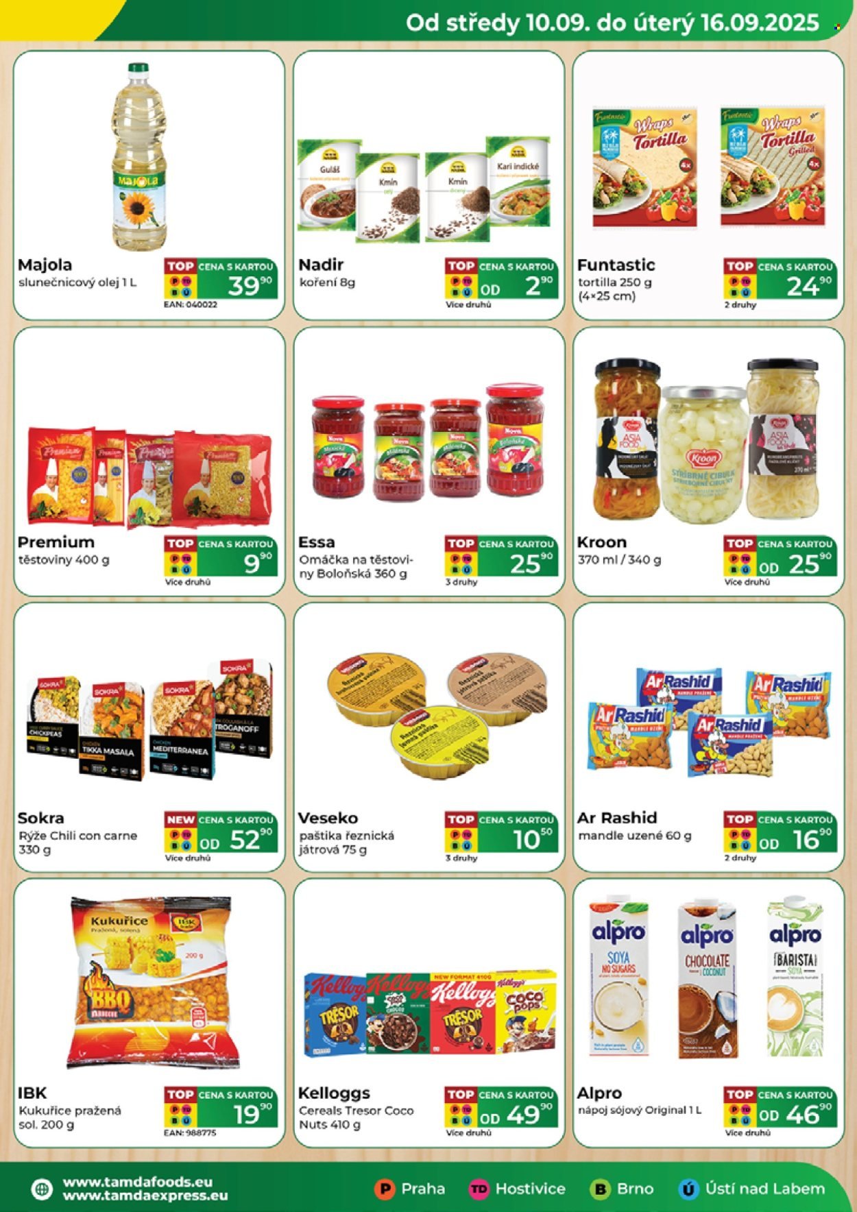 TAMDA FOODS leták - Od středy 10.9.2025 (2025-09-10 - 2025-09-16)