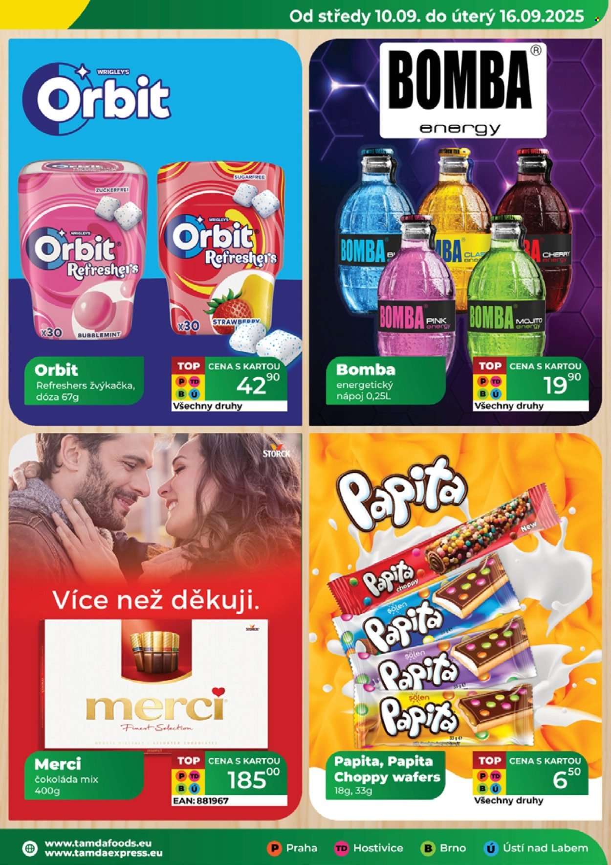 TAMDA FOODS leták - Od středy 10.9.2025 (2025-09-10 - 2025-09-16)