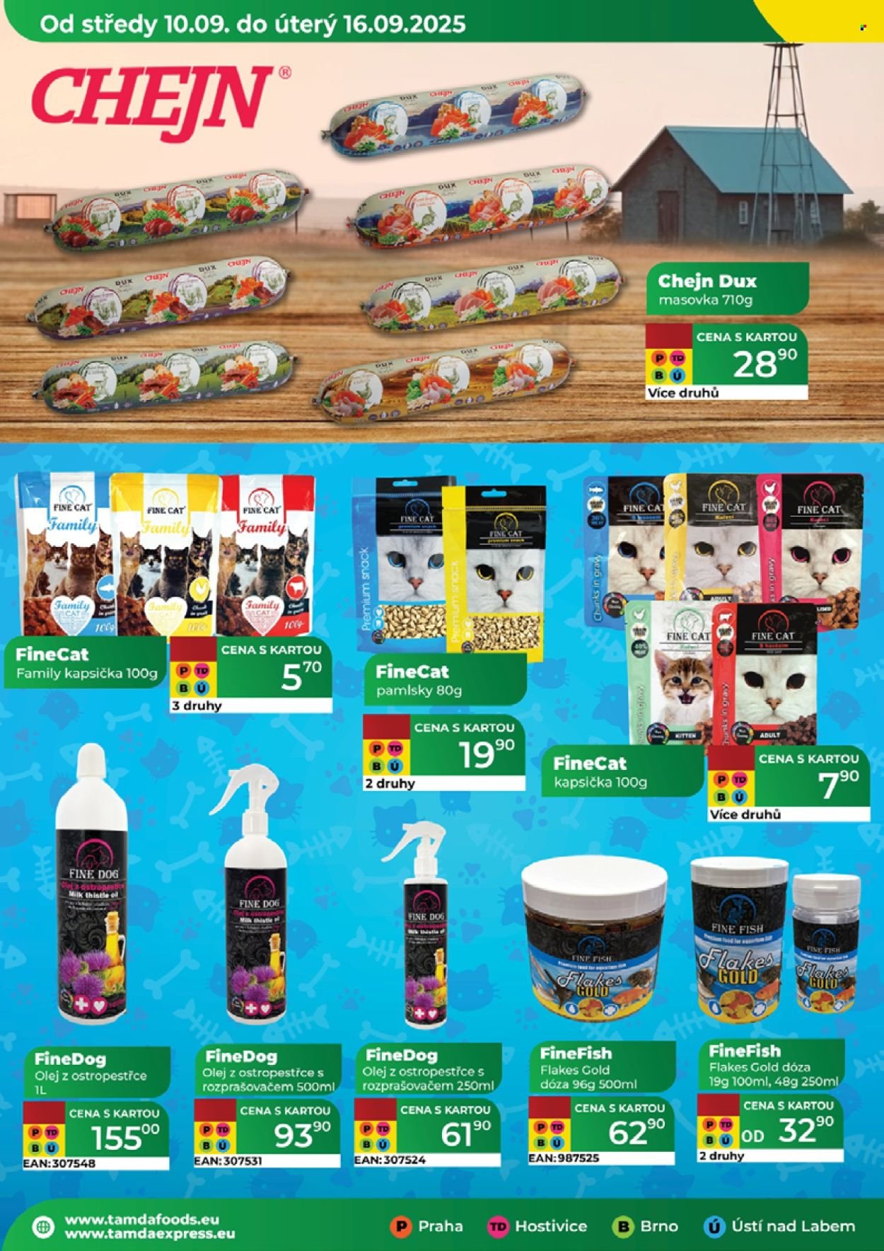 TAMDA FOODS leták - Od středy 10.9.2025 (2025-09-10 - 2025-09-16)