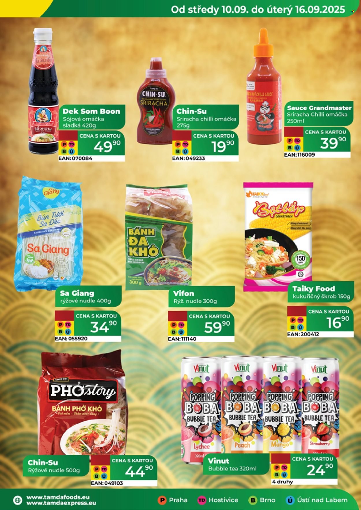 TAMDA FOODS leták - Od středy 10.9.2025 (2025-09-10 - 2025-09-16)