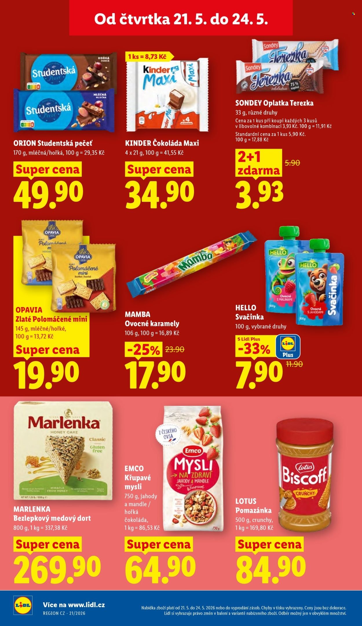 LIDL leták - Od čtvrtka 21.5.2026 (2026-05-21 - 2026-05-24)