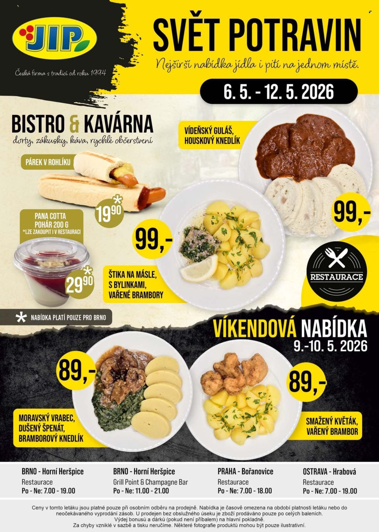 JIP leták - Svět potravin (2026-05-06 - 2026-05-12)