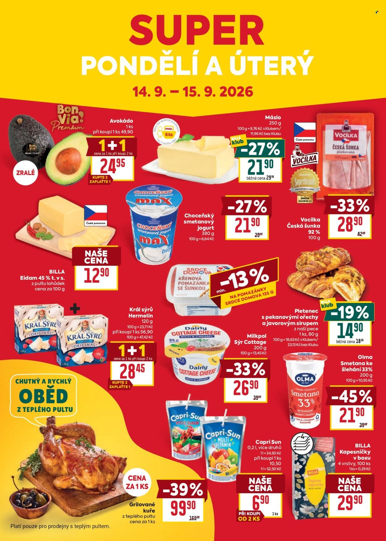 BILLA leták - Velký leták