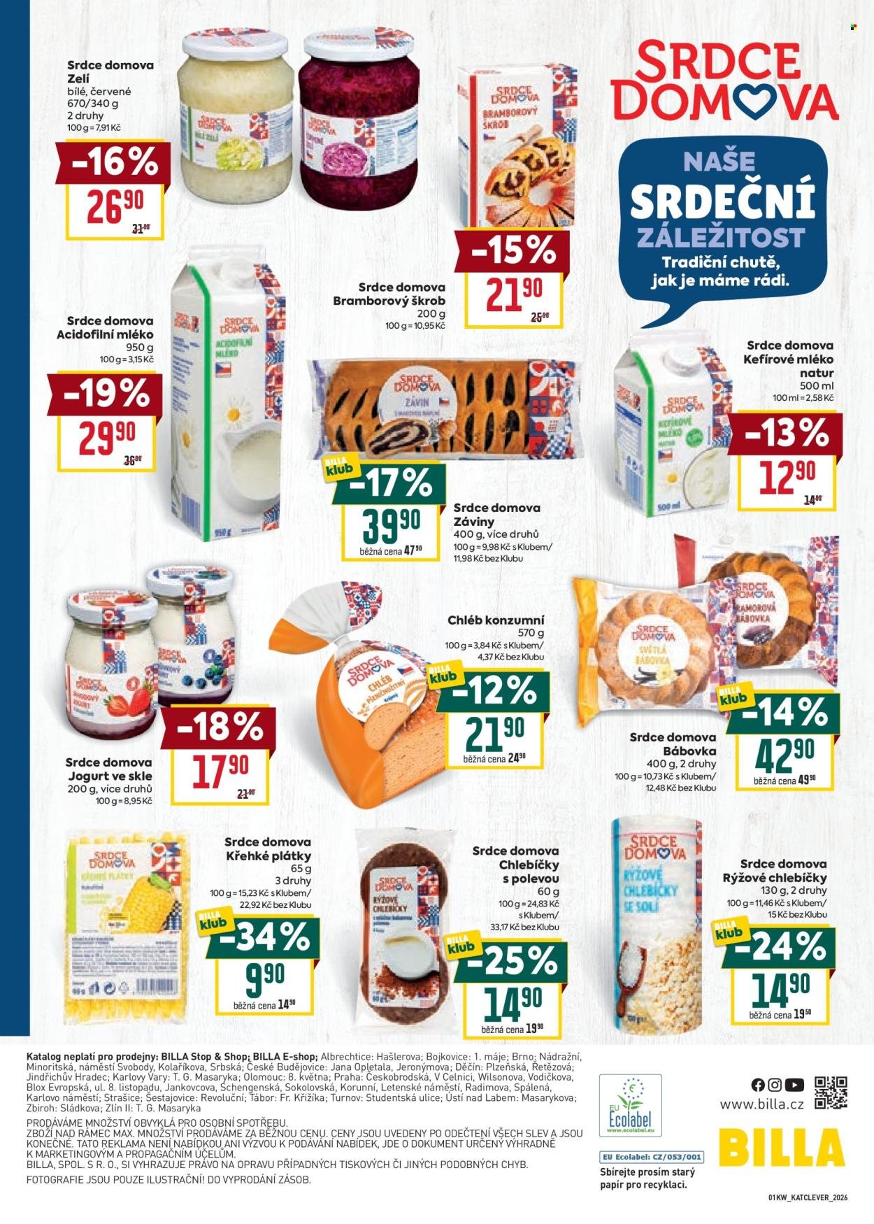 BILLA leták - Naše značky za výhodné ceny (2026-01-02 - 2026-01-27)