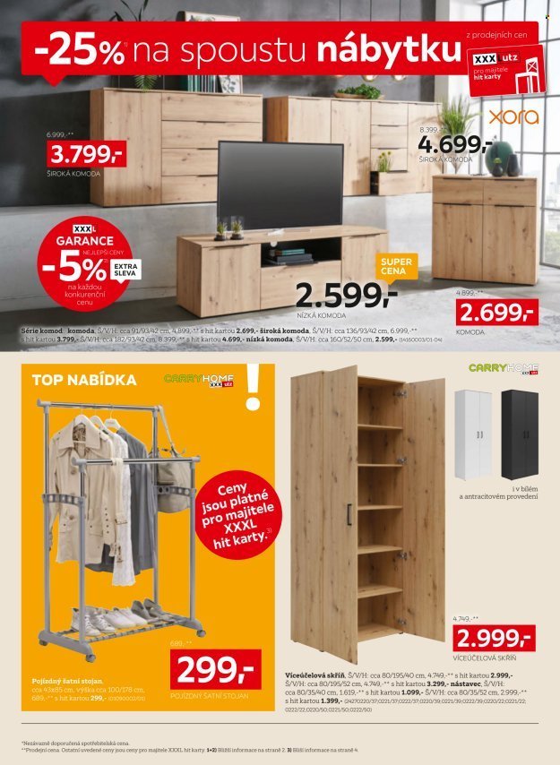XXXLUTZ leták - Sleva 25 % téměř na všechno