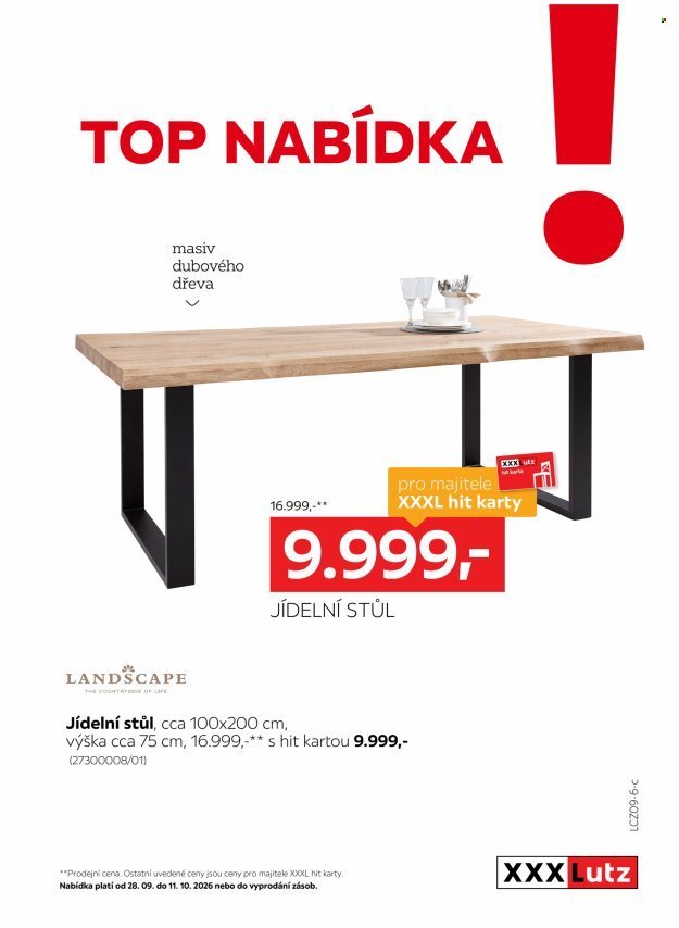 XXXLUTZ leták - Sleva 25 % téměř na všechno