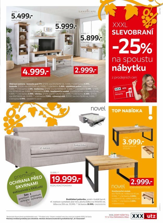 XXXLUTZ leták - Sleva 25 % téměř na všechno