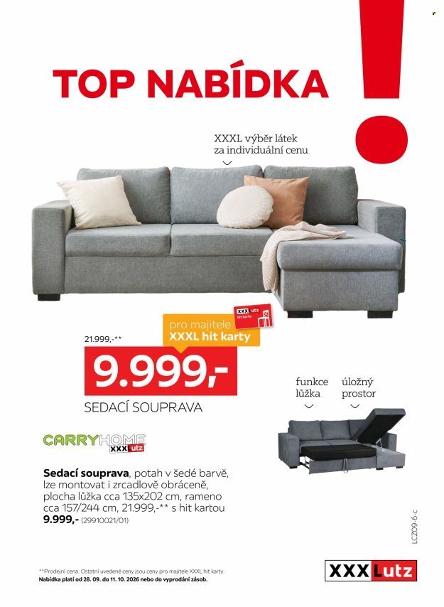XXXLUTZ leták - Sleva 25 % téměř na všechno