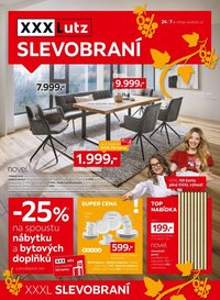 XXXLUTZ leták - Sleva 25 % téměř na všechno