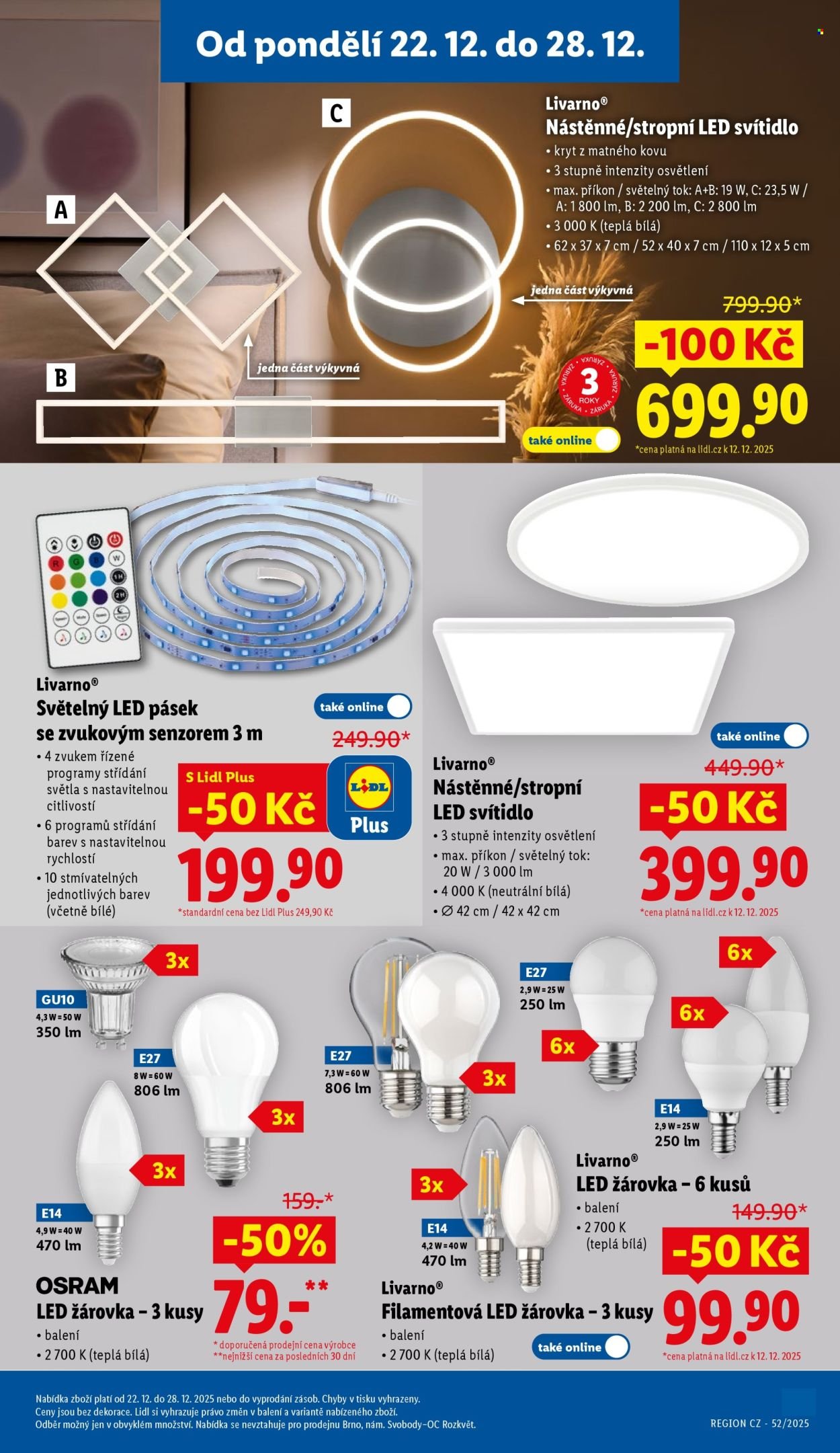 LIDL leták - Spotřební zboží (2025-12-22 - 2025-12-28)