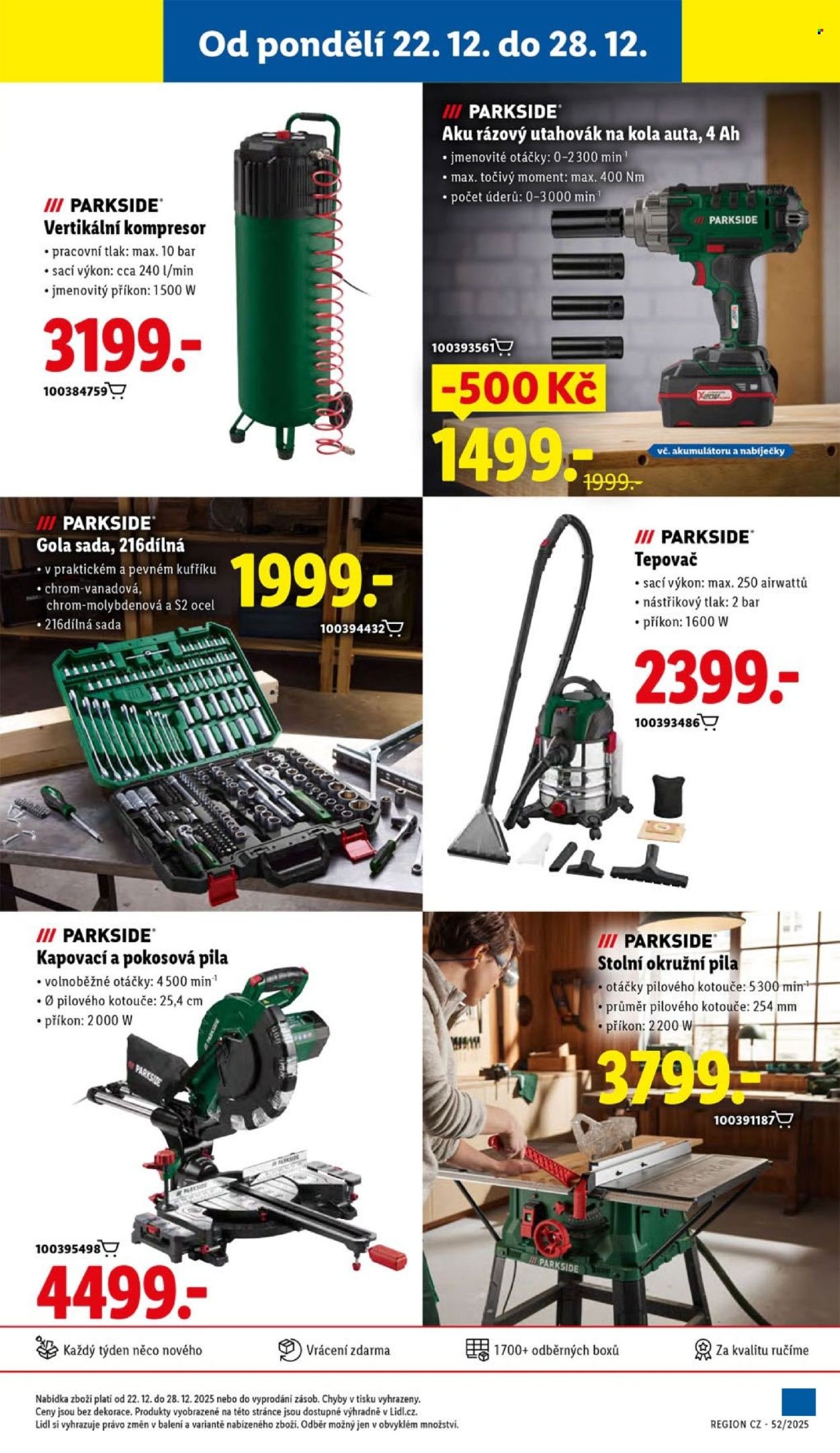 LIDL leták - Spotřební zboží (2025-12-22 - 2025-12-28)