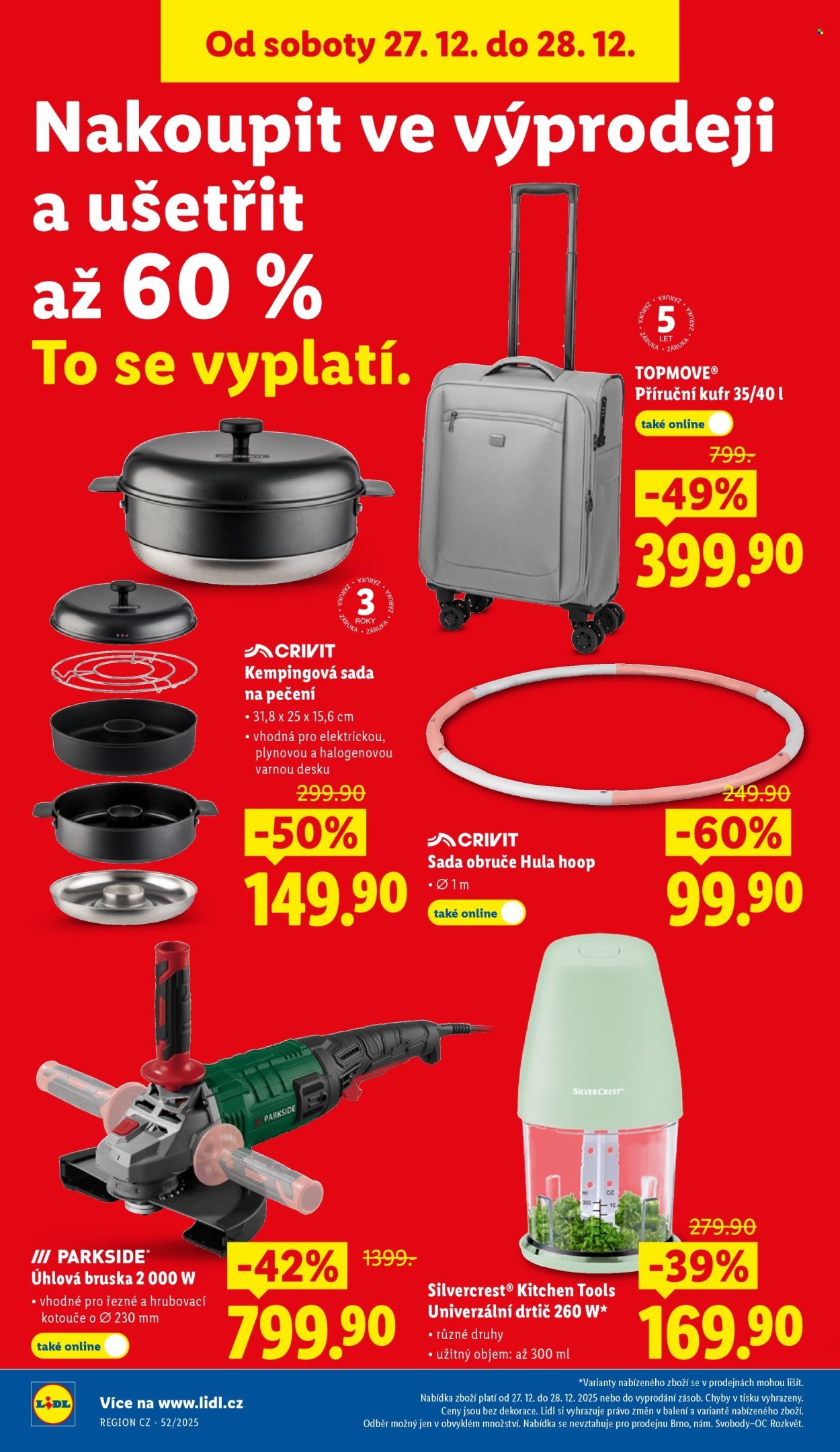 LIDL leták - Spotřební zboží (2025-12-22 - 2025-12-28)